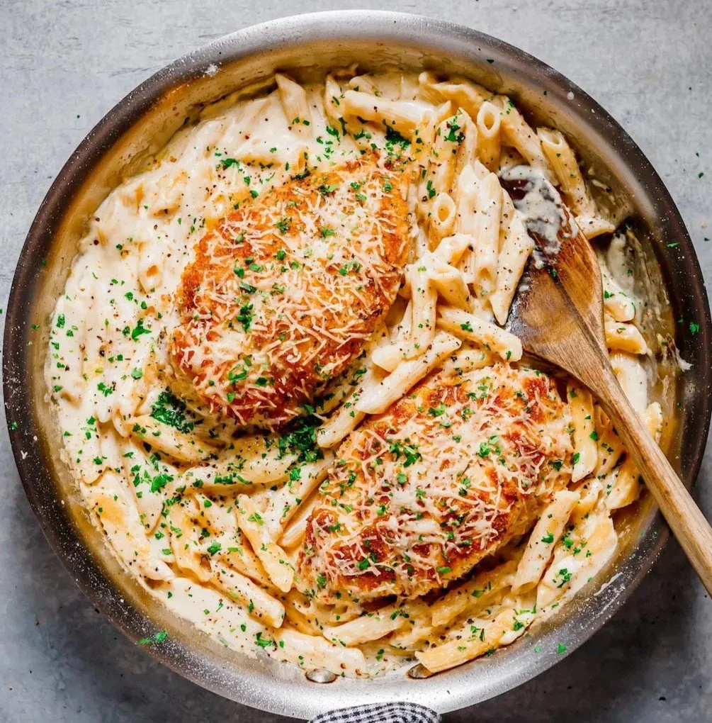 Creamy Chicken Pasta Bake