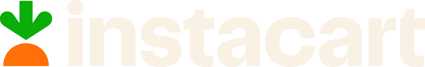 Instagram logo with green arrow pointing down and orange dot