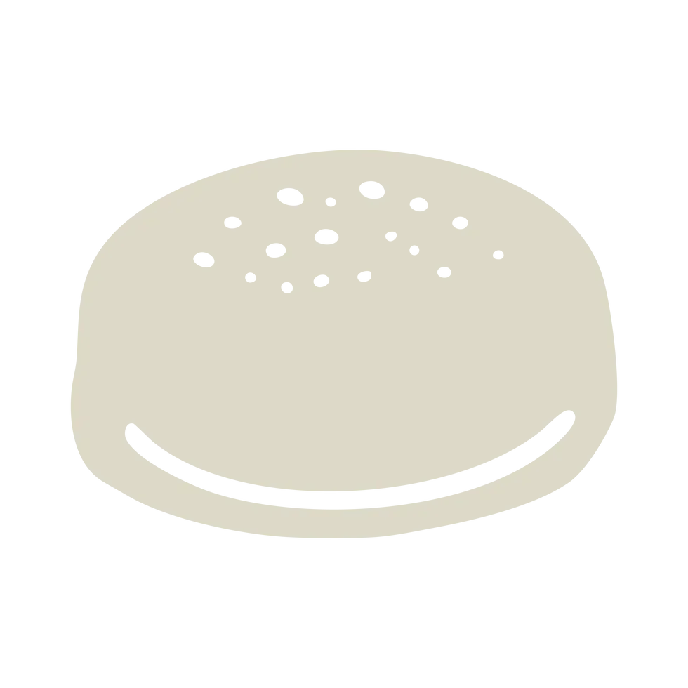 A pixelated image of a round, white object