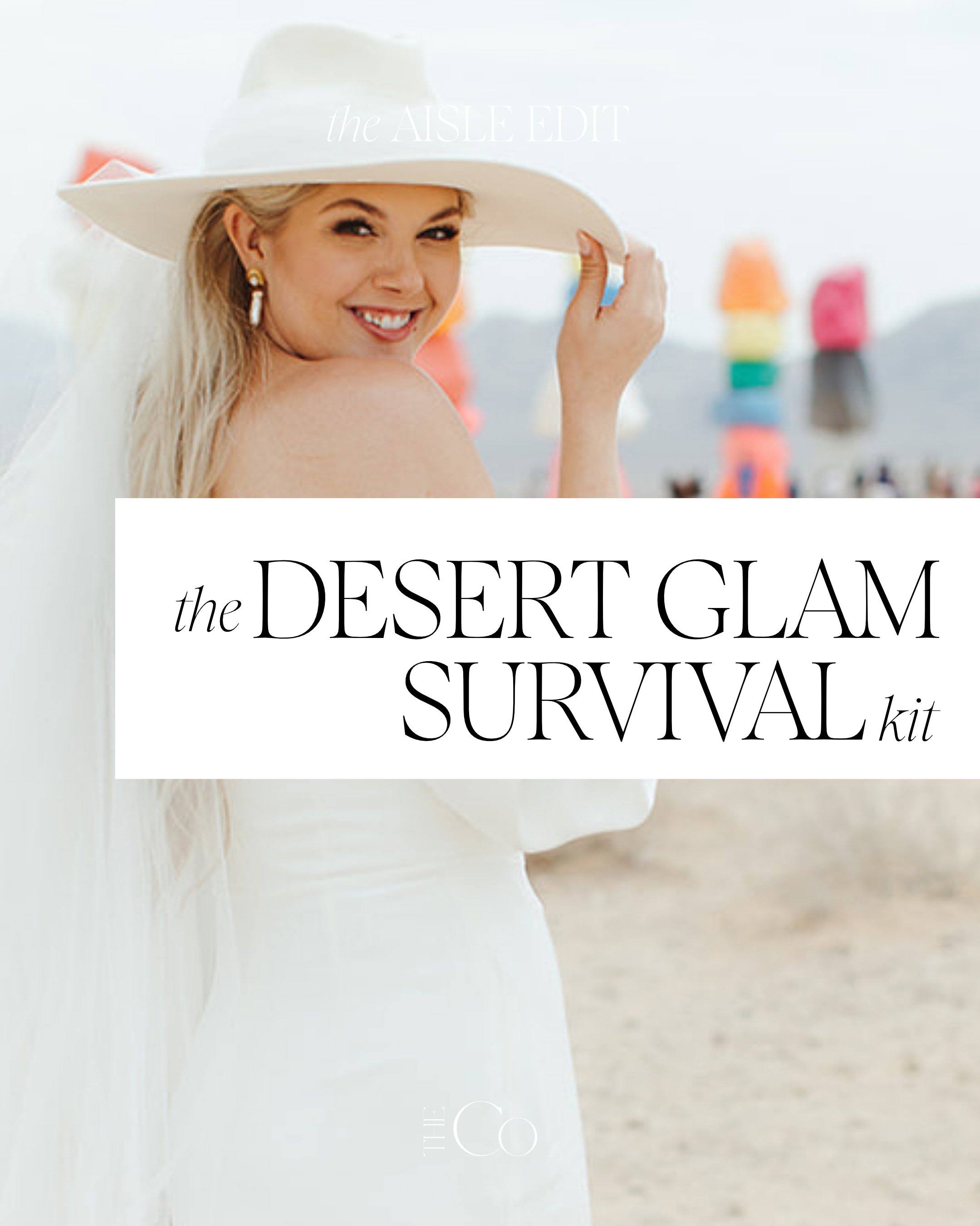 GUIDE: Desert Glam Survival kit for vegas brides