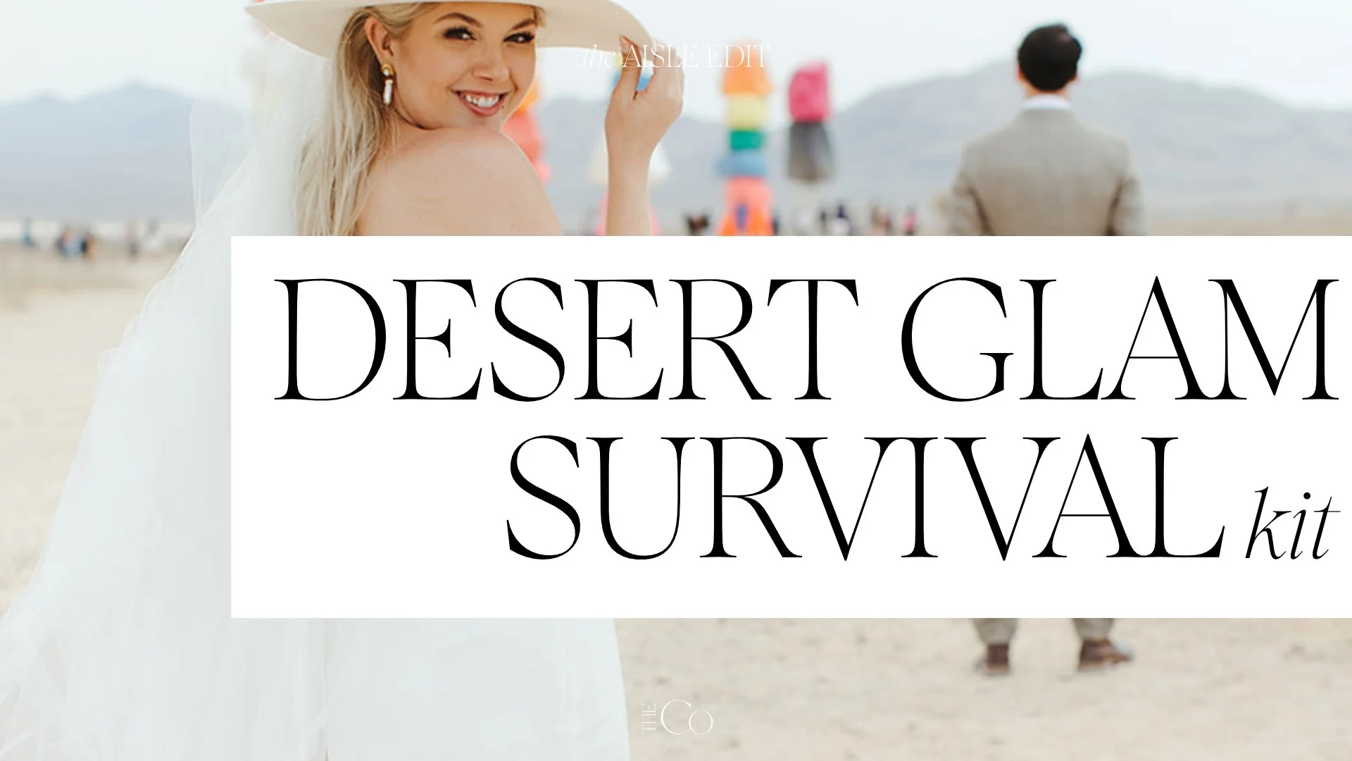 Las Vegas bride with glowing makeup and soft waves at an outdoor desert wedding