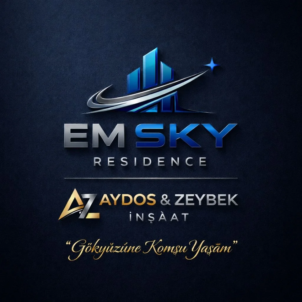 Aydos & Zeybek İnşaat EM Sky Residence Gökyüzüne Komşu Yaşam logosu