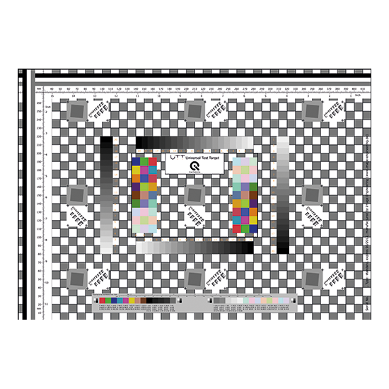 Universal Test Targets TE-262 A3 and A4 supported for reflective image quality analysis