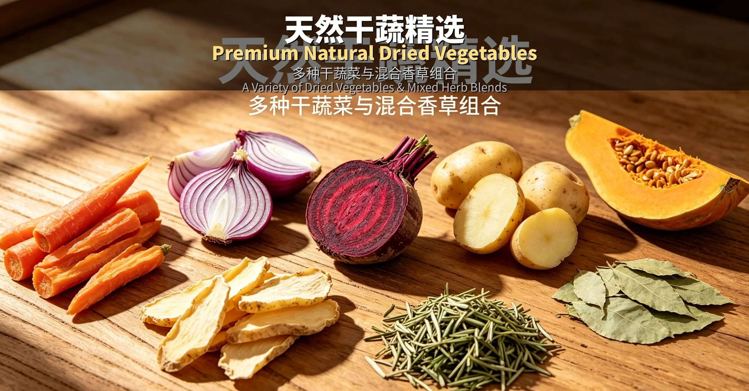 Natural farm air-dried vegetables, dried red carrot ,premium dried culinary herbs Magic blend dried vegetables  products