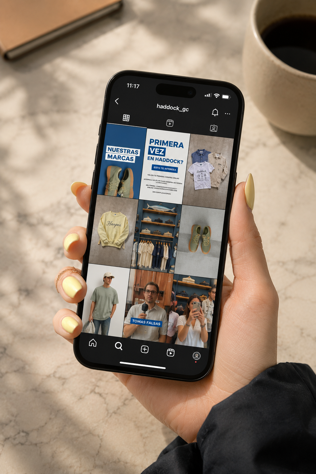 Contenido para redes sociales de tienda Triana, Gran Canaria