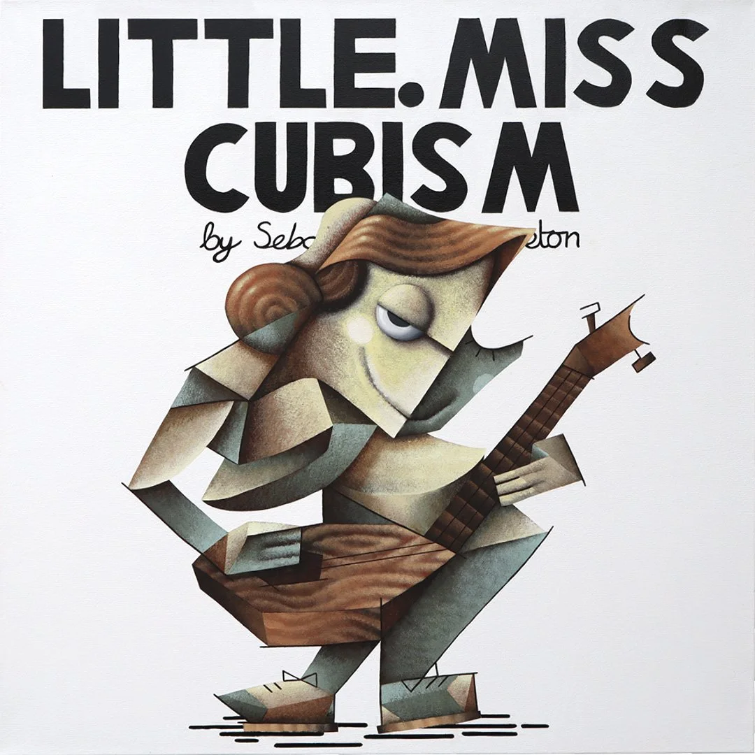 LITTLE MISS CUBISM
102 x 102 x 4 cm
Acrylic& Oils on Canvas