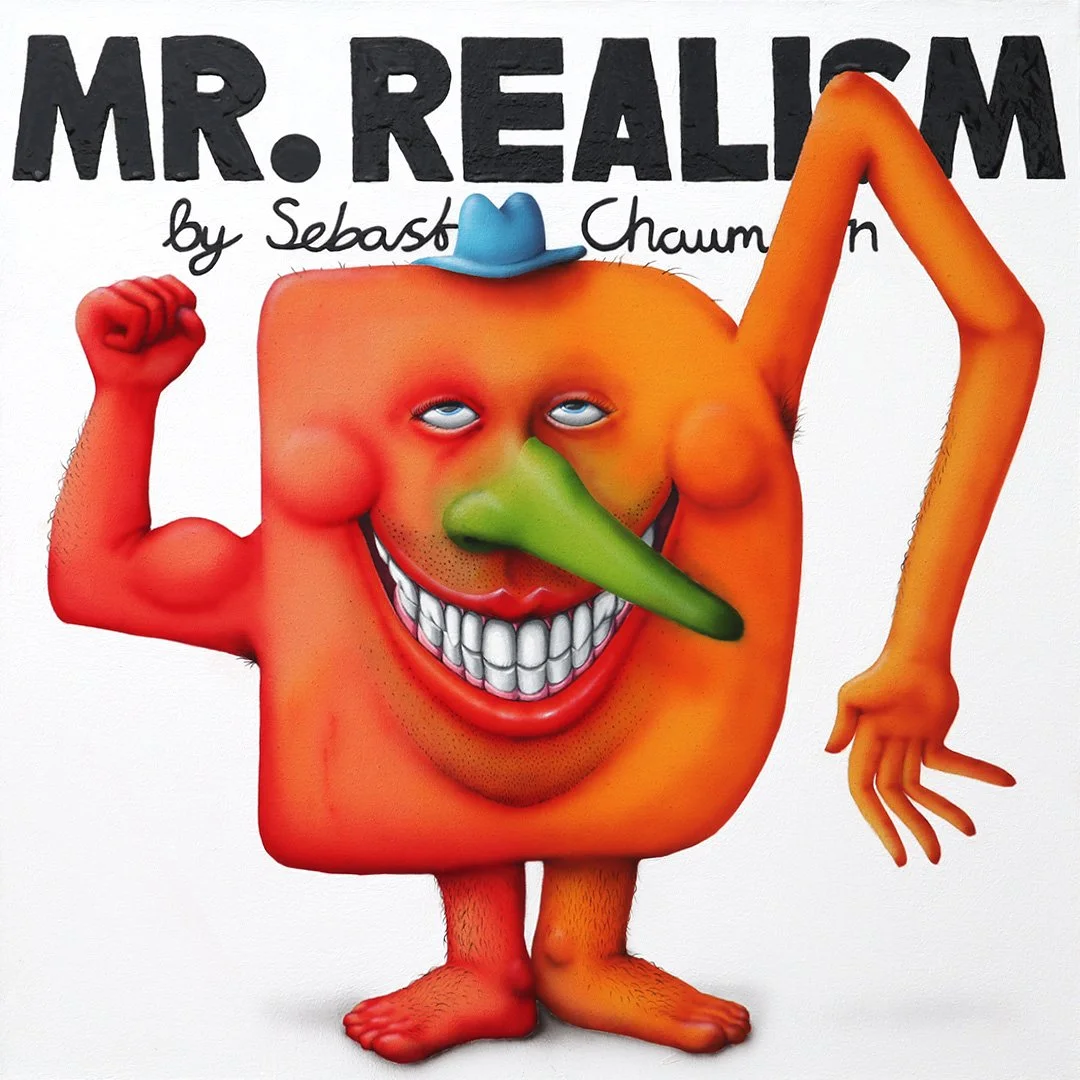 MR REALISM
76x 76 x 4 cm
Acrylic, Oils & Enamel on Canvas
