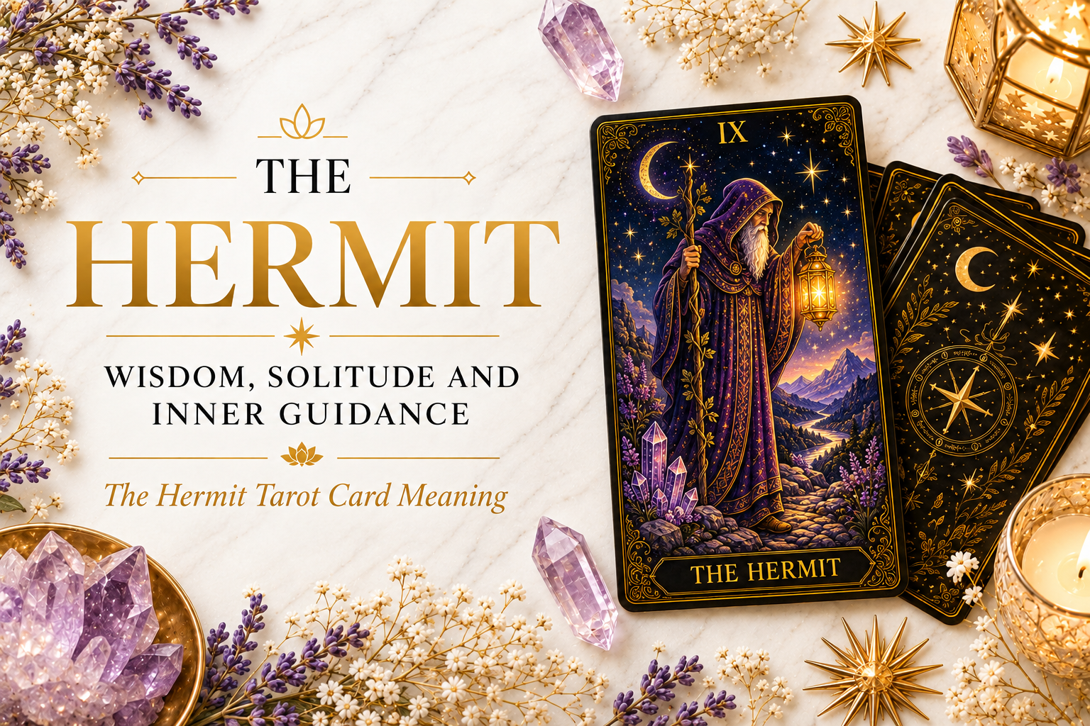 The Hermit Tarot Card Meaning                                              The Man With the Lantern