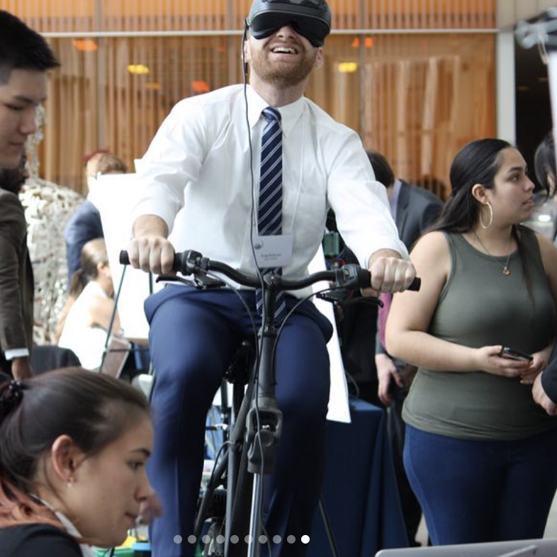 Virtual Reality: Snapshots from Mechanical Engineering and Applied Mechanics' Senior Design Day.
Credits: 
Shot image & produced post.