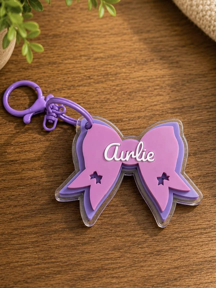 Custom Bow Bag Tag - Personalized