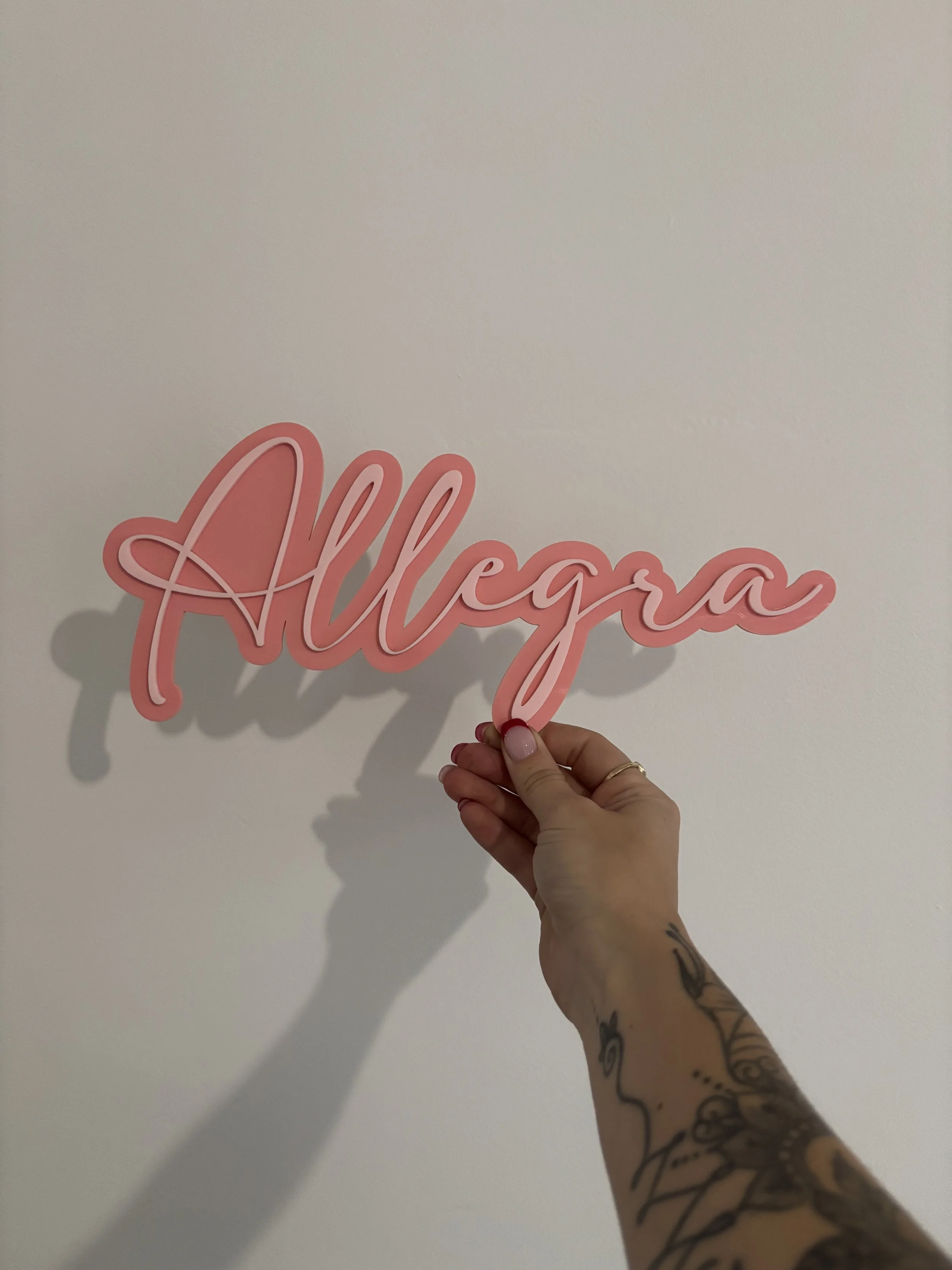 Custom Name Plaque