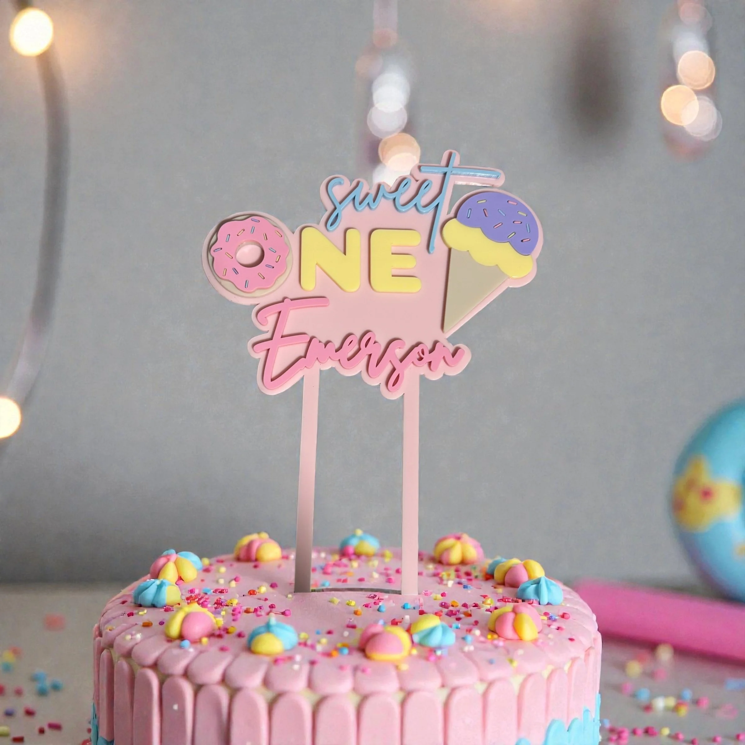 Personalised Sweet Cake Topper