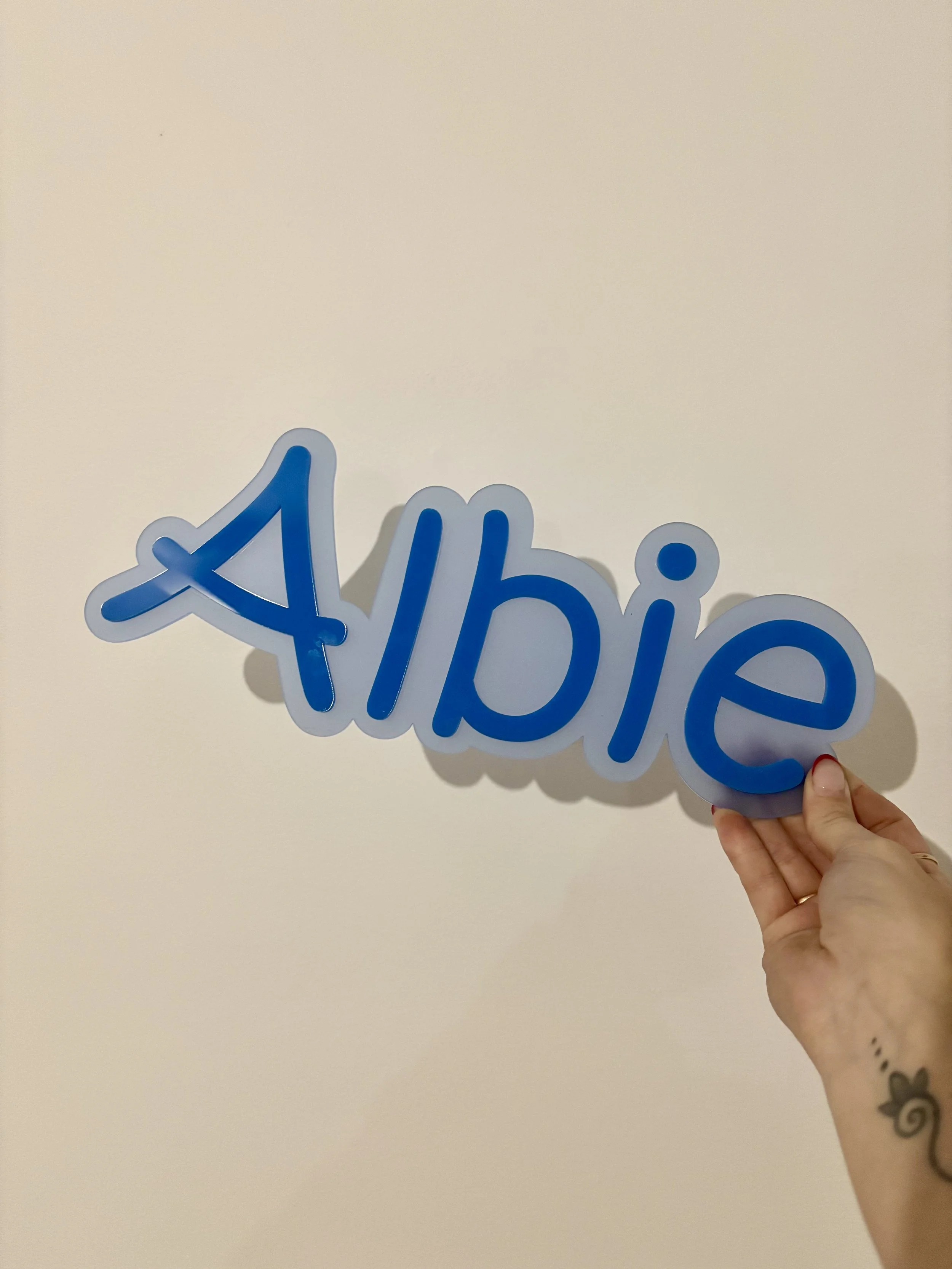 Customizable Name Plaque