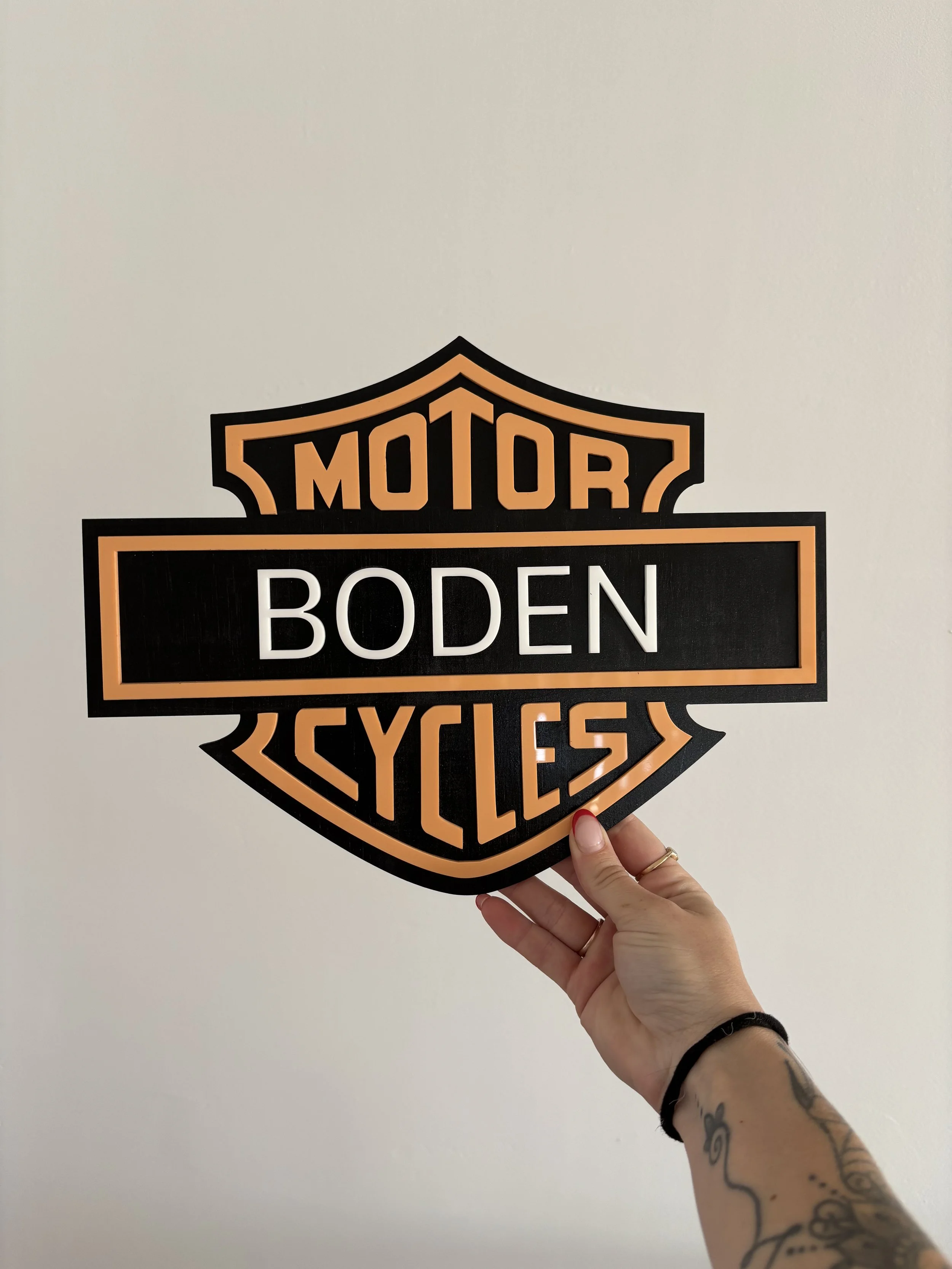 Harley Davidson Personalized Sign