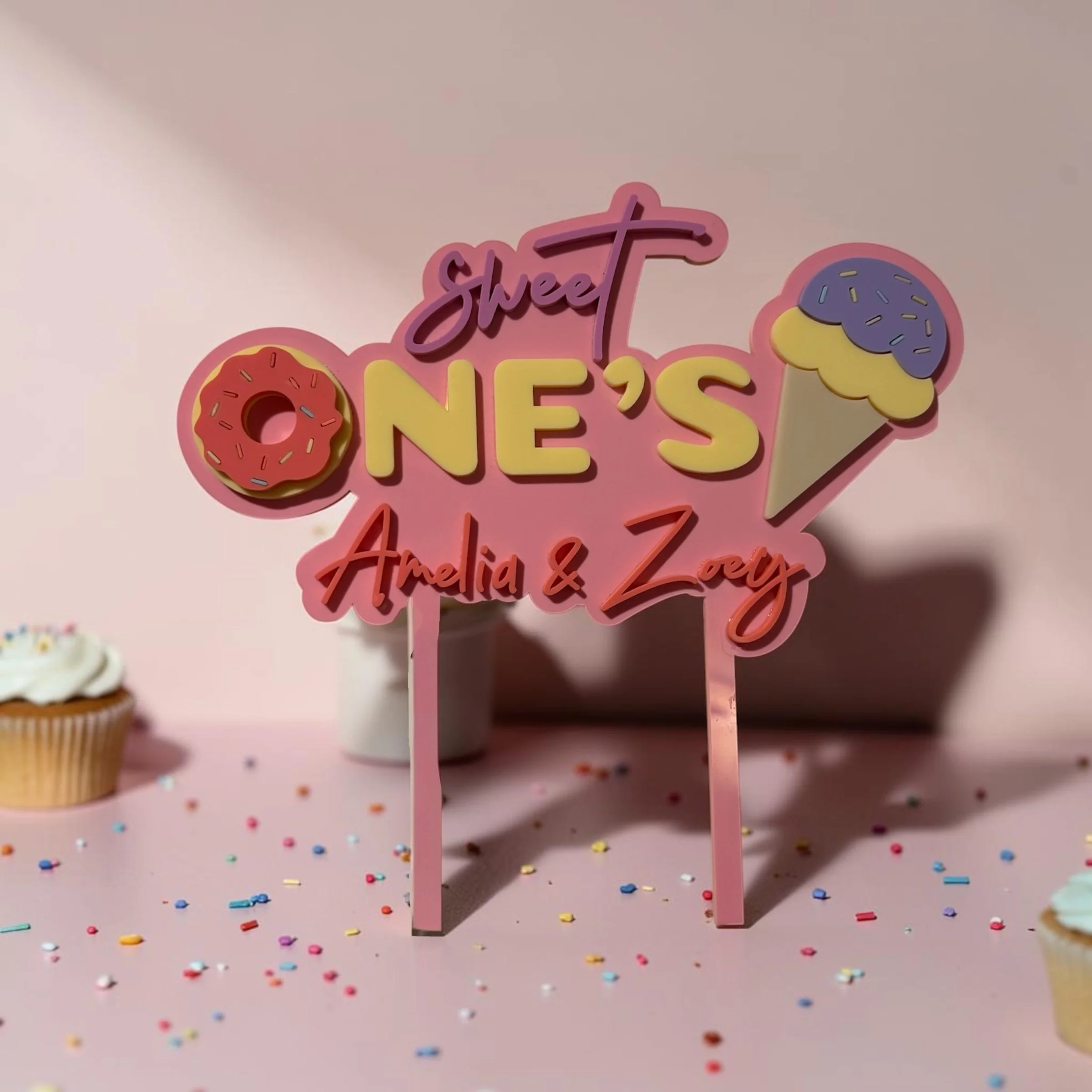 Personalised Sweet Cake Topper