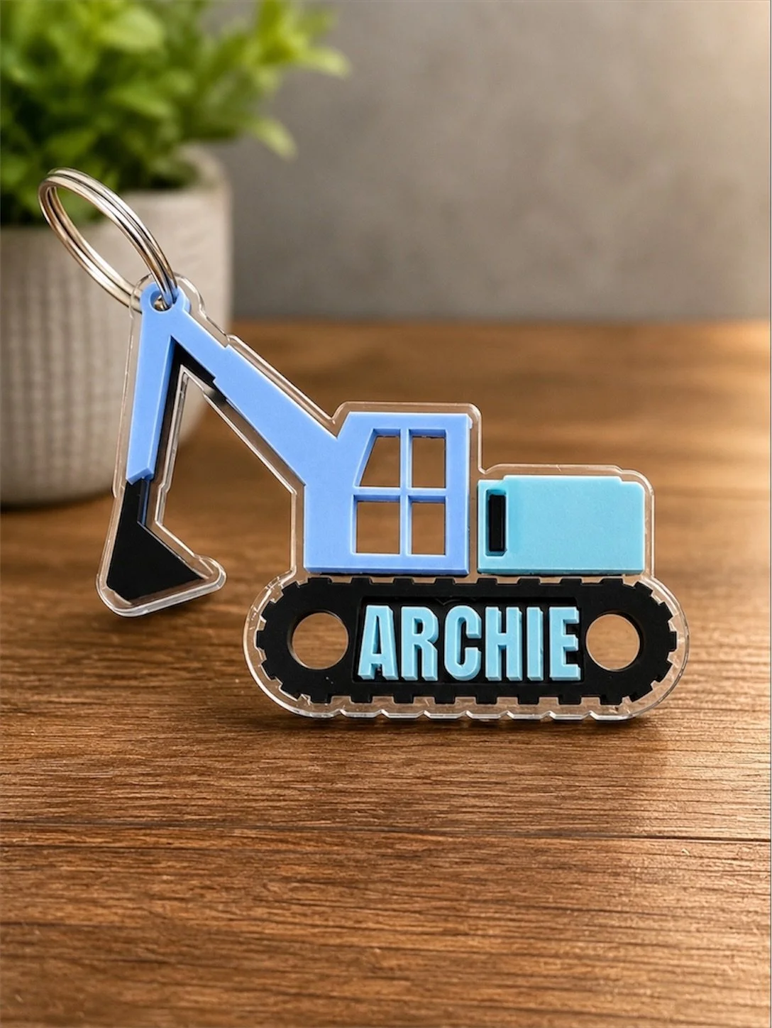 Personalised Digger Bag Tag