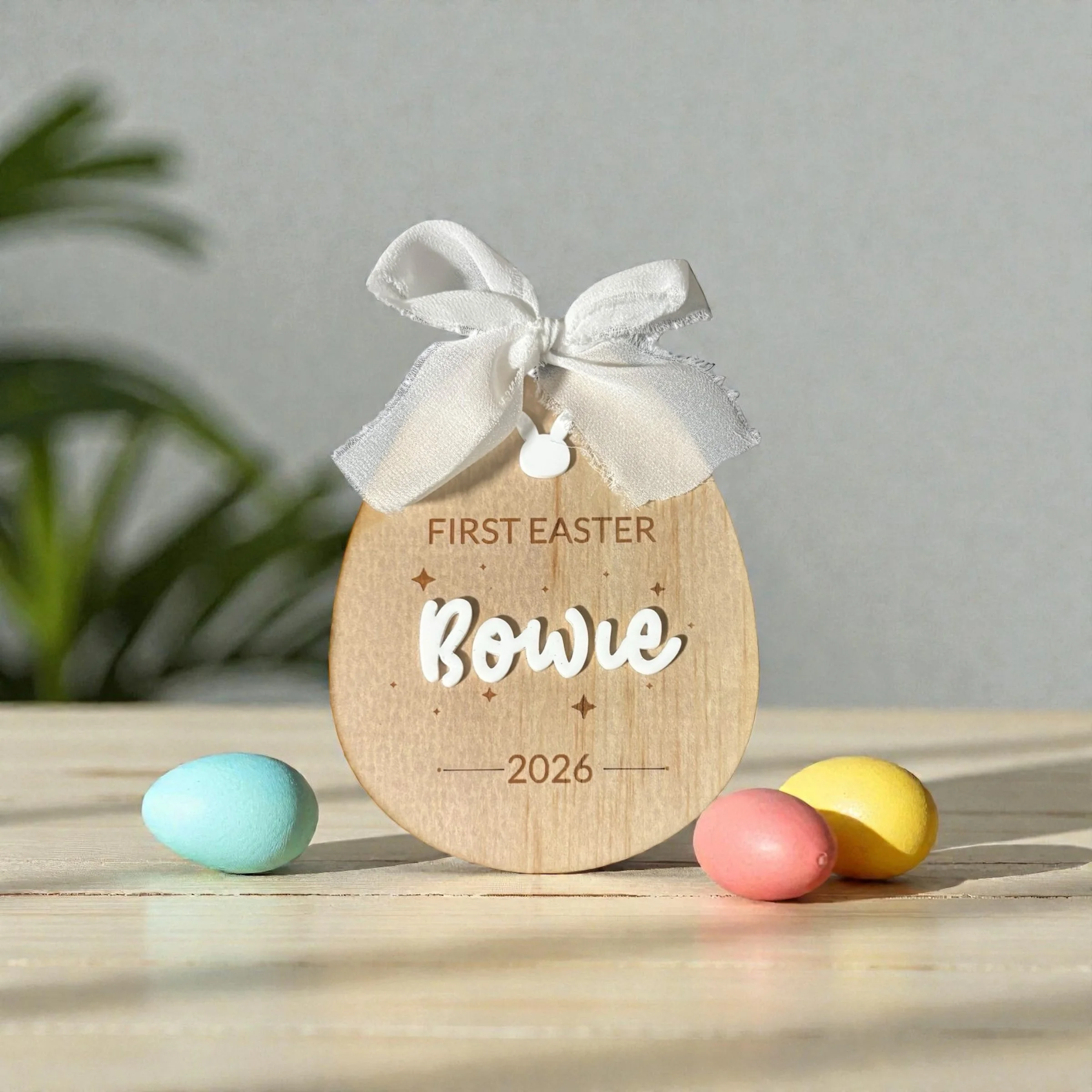 Personalised My First Easter Egg Plaque