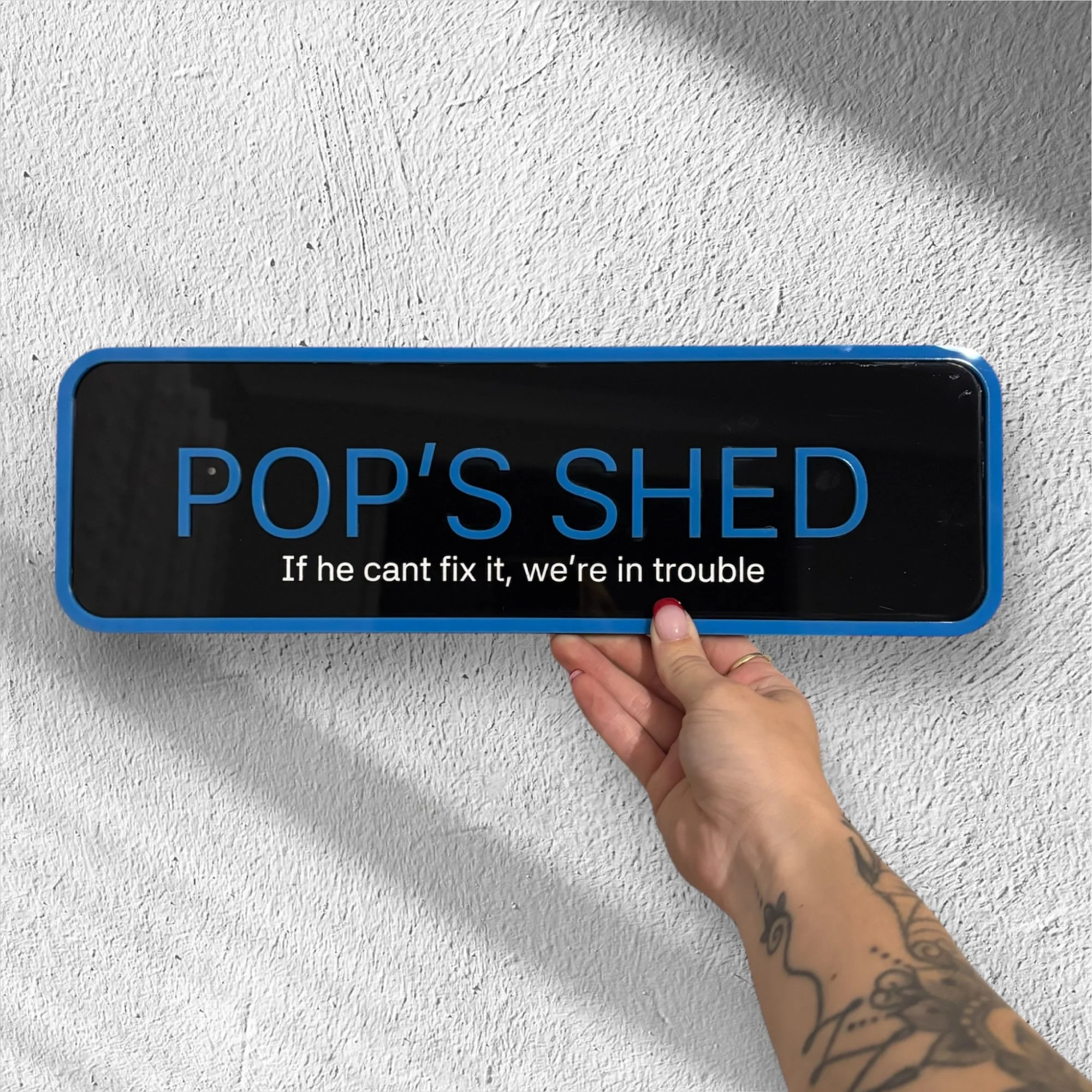 Pop's Shed Sign
