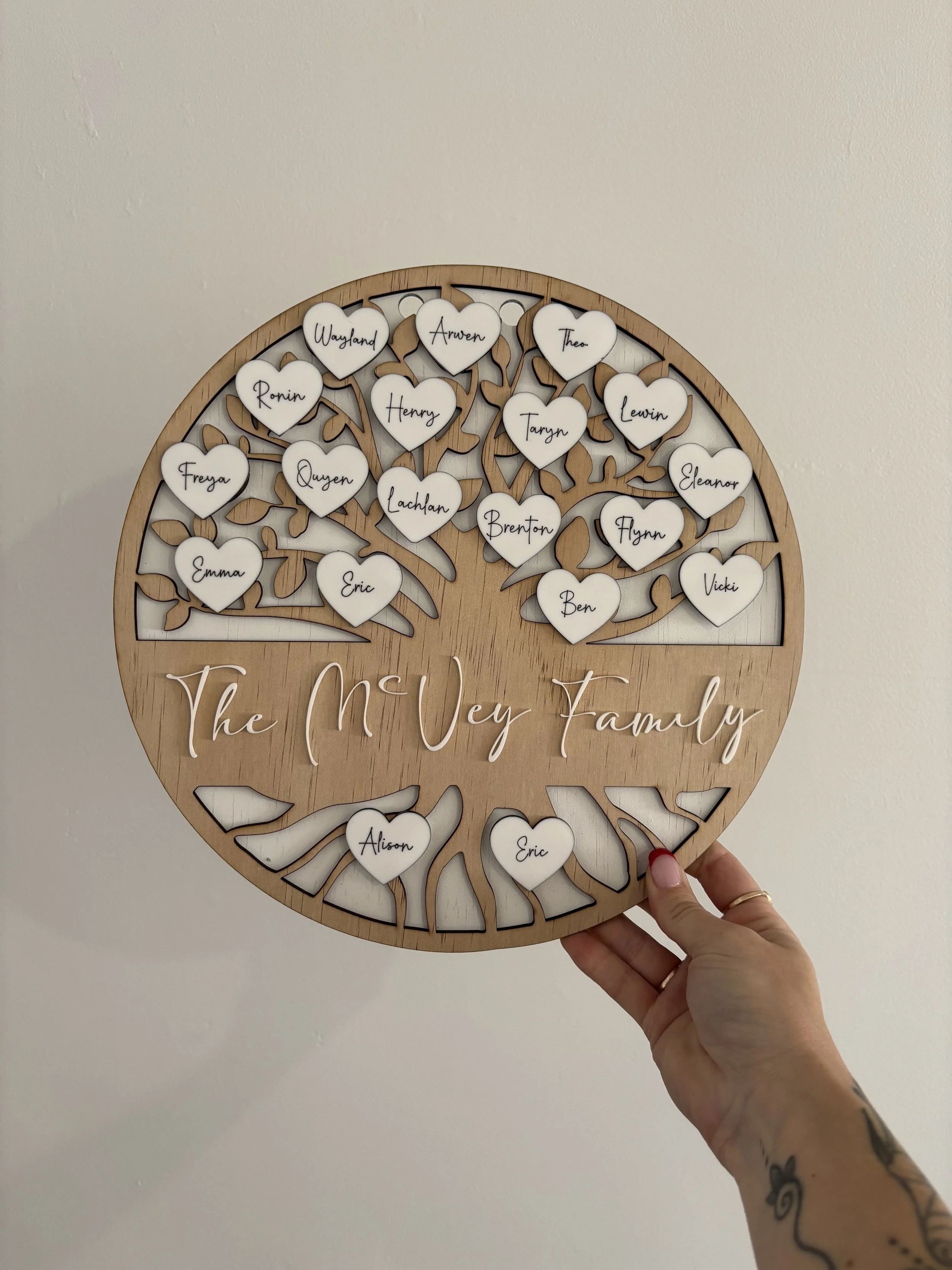 Custom Family Tree Display