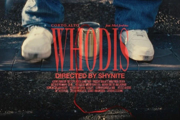 &ldquo;WHODIS&rdquo; - @corto.alto (feat. @mickjenkins)

DIRECTED BY SHYNITE (@eric.keen_ + @barneypinder)

what a joyous project this was to create !! Massive shout out to Liam and Eric for letting us do our thing, you guys made this a breeze!! <