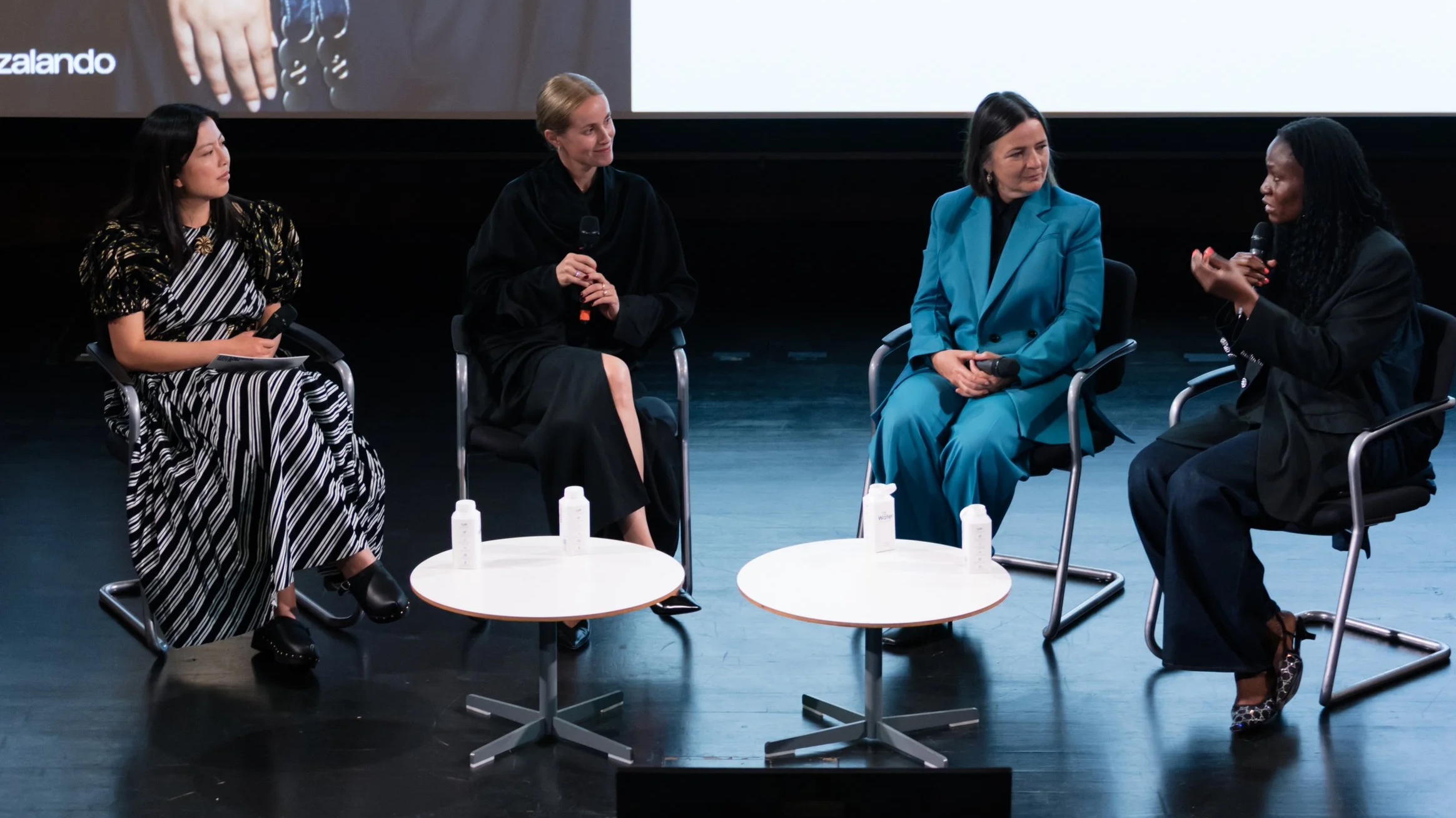 Moderating a panel discussion at the V&A for Copenhagen Fashion Week, May 2025