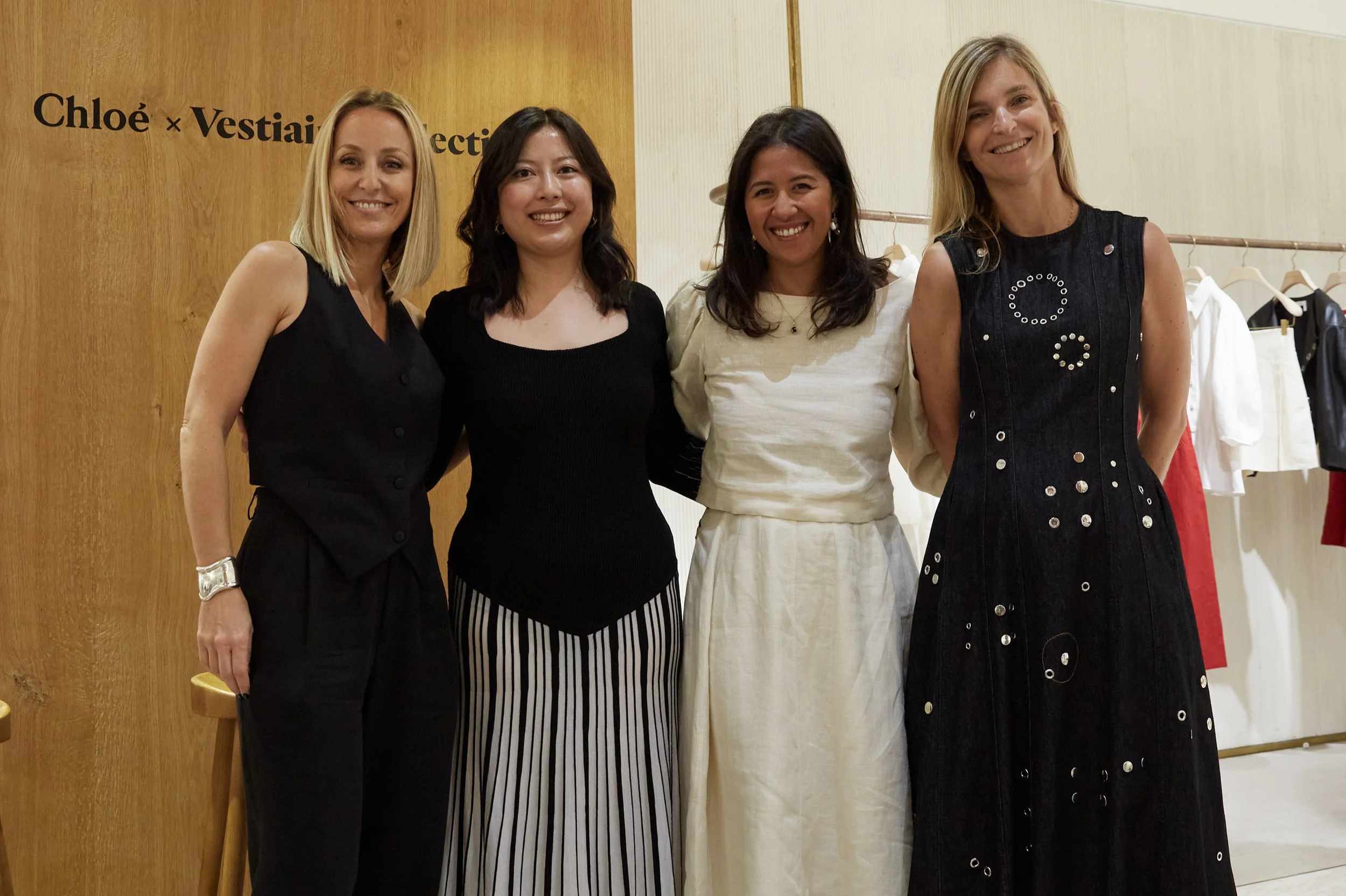 Moderating a panel discussion for Chloé x Vestiaire Collective, June 2023