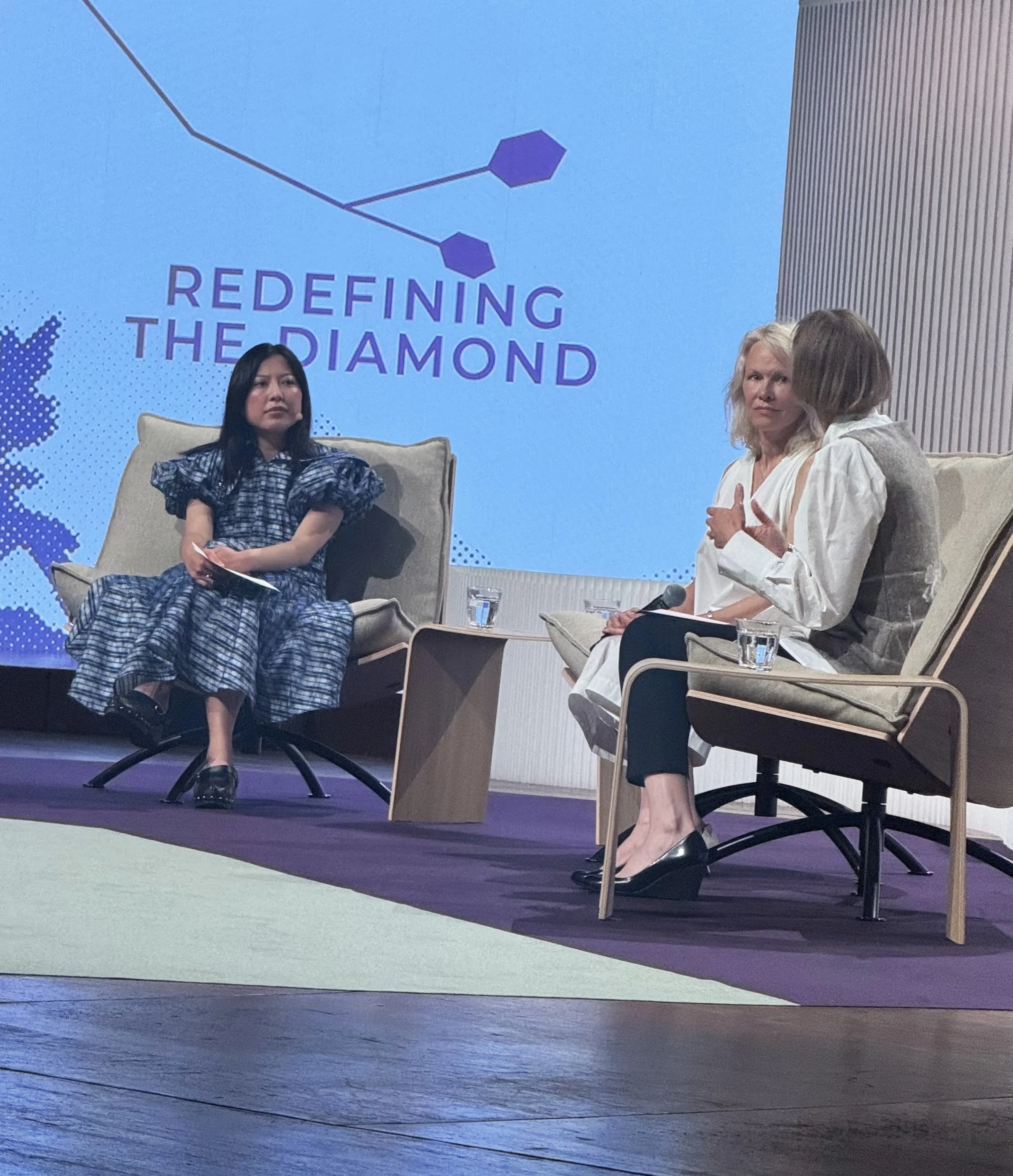 Interviewing Pamela Anderson at the Global Fashion Summit, May 2026