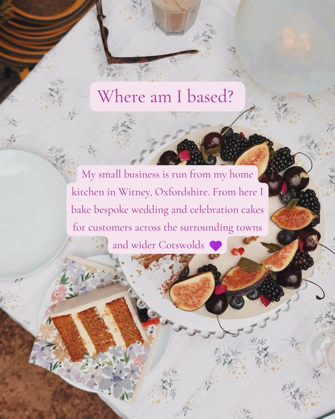 Looking for a bespoke celebration or wedding cake can be overwhelming, there&rsquo;s a lot of things to consider! Including whether your cake baker delivers to your address 🚚 

If you&rsquo;re based in Oxfordshire, there&rsquo;s a very good chance I