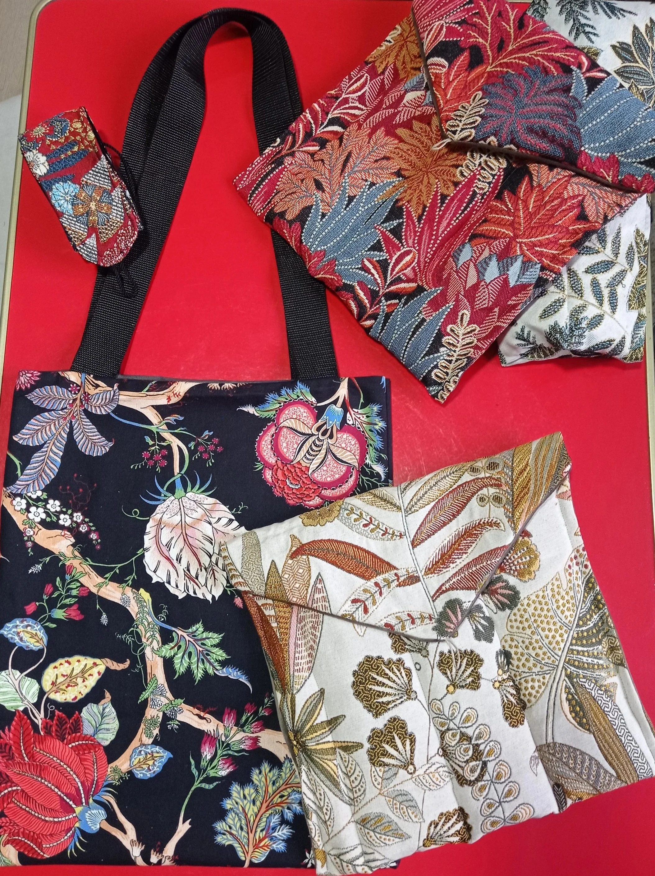 Totebag, housse flûte, sangle théorbe