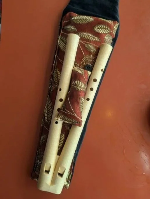 Housse flûte double