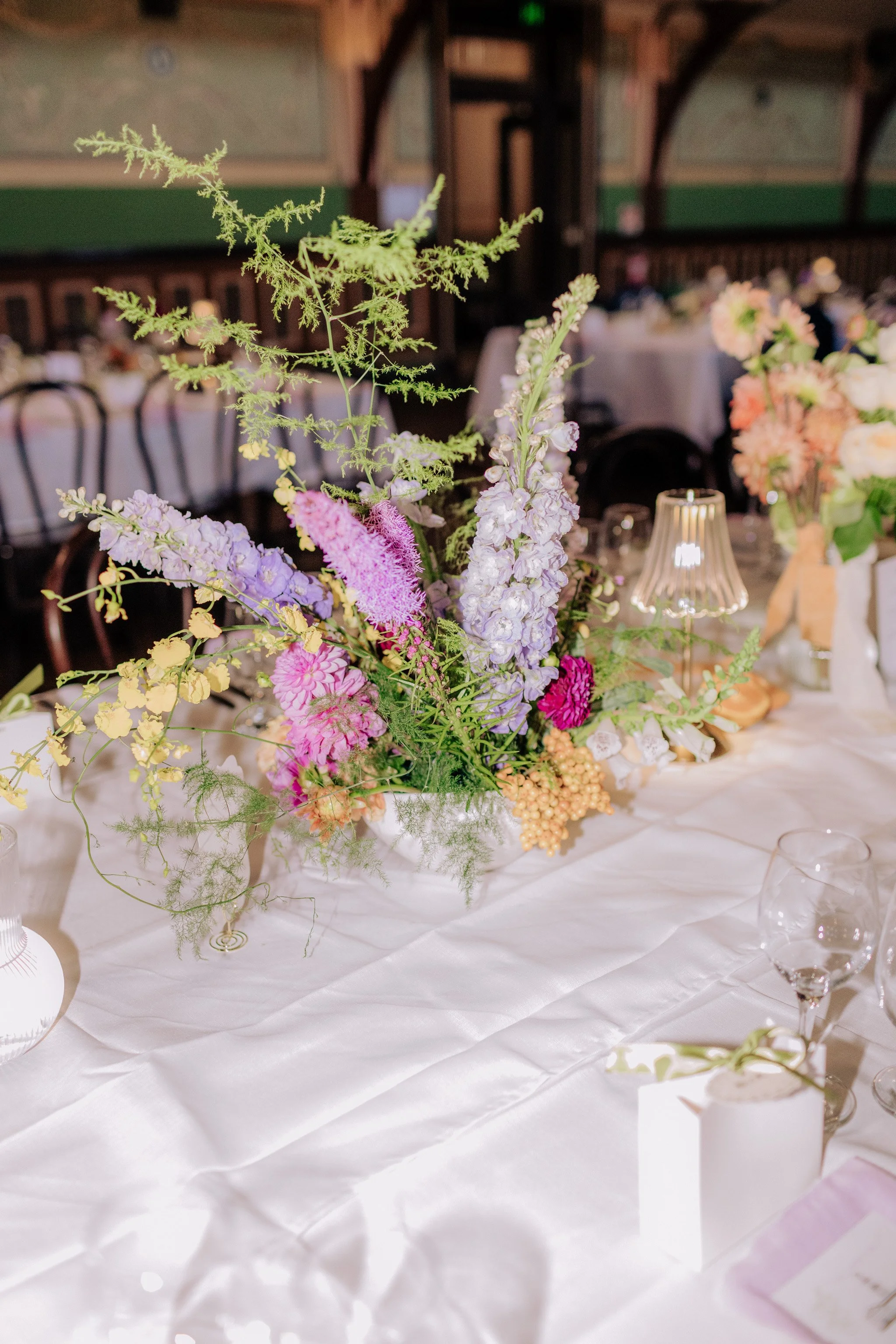 Erin & Alex | Fitzroy Town Hall | Fitzroy Gardens Wedding | Purple, Orange & Green Wedding Palette | DIY wedding Melbourne 