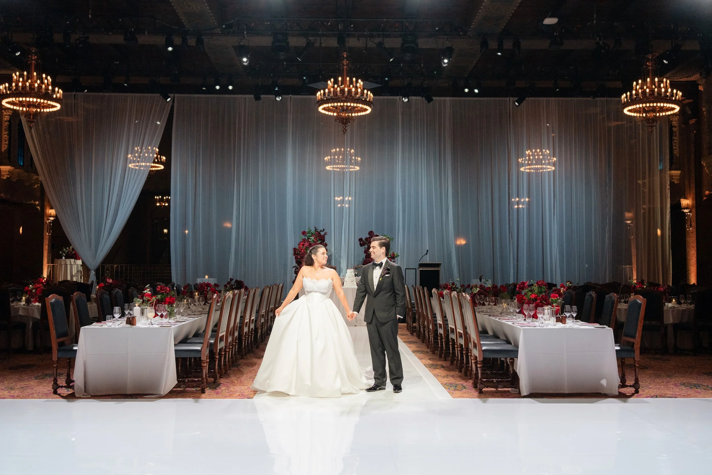 Mariah & Oliver | Bold Red Romantic Wedding | Gold and Red Wedding | Plaza Ballroom Melbourne