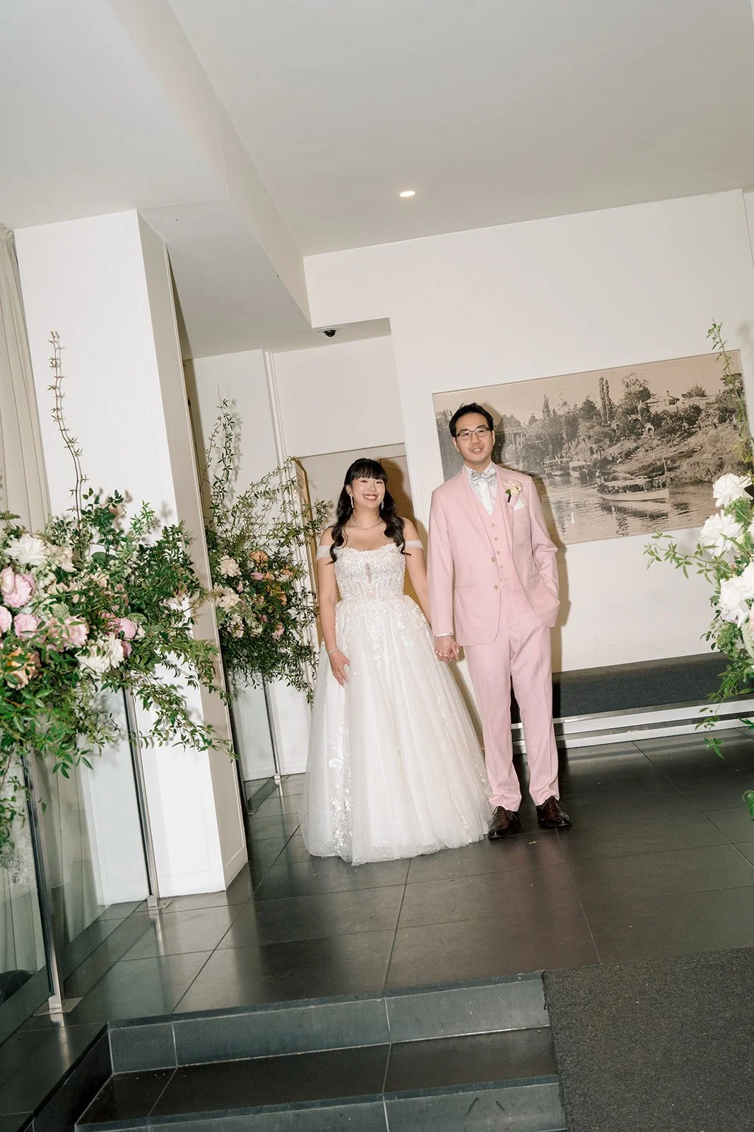 Ariel & Richard | Leonda By The River | Citrus 7 Wedding | Peach and pink wedding | gold and garden wedding