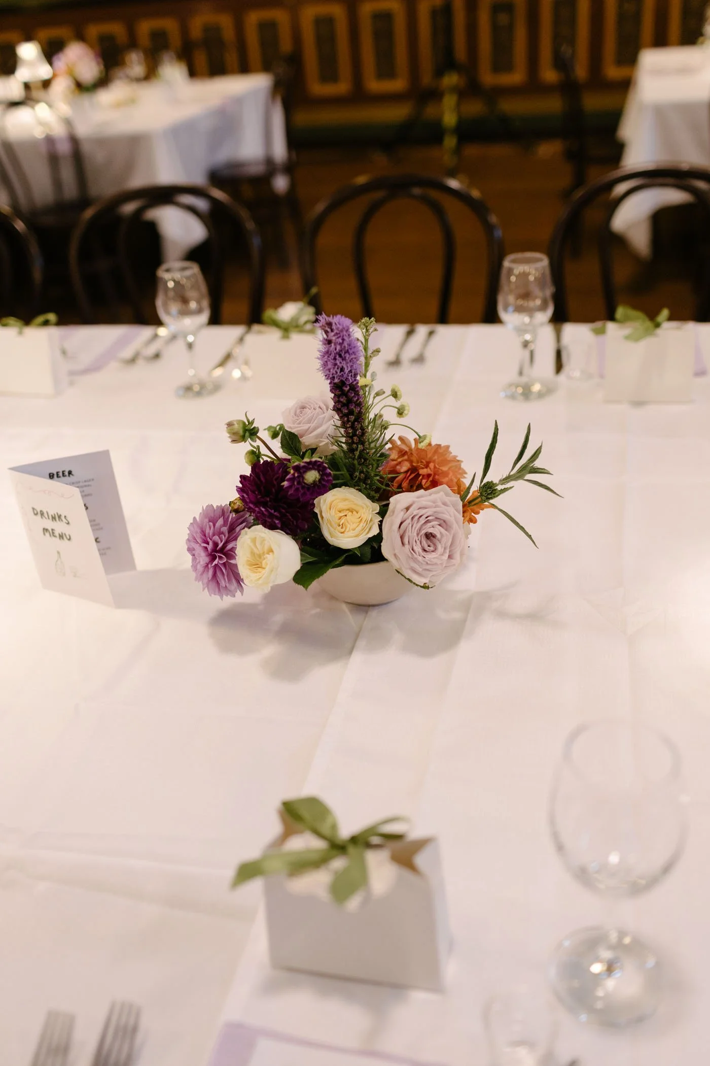 Erin & Alex | Fitzroy Town Hall | Fitzroy Gardens Wedding | Purple, Orange & Green Wedding Palette | DIY wedding Melbourne 