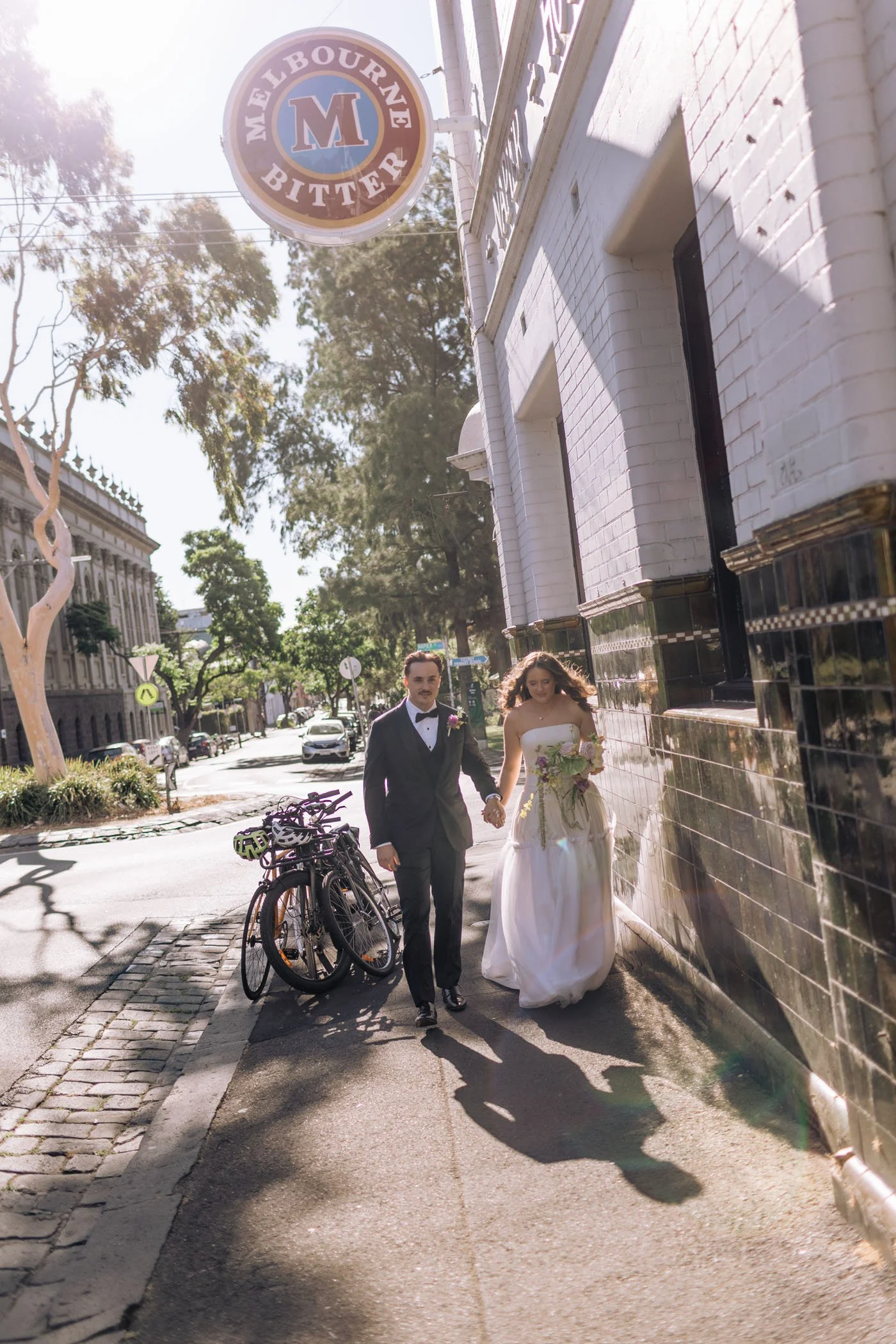 Erin & Alex | Fitzroy Town Hall | Fitzroy Gardens Wedding | Purple, Orange & Green Wedding Palette | DIY wedding Melbourne 