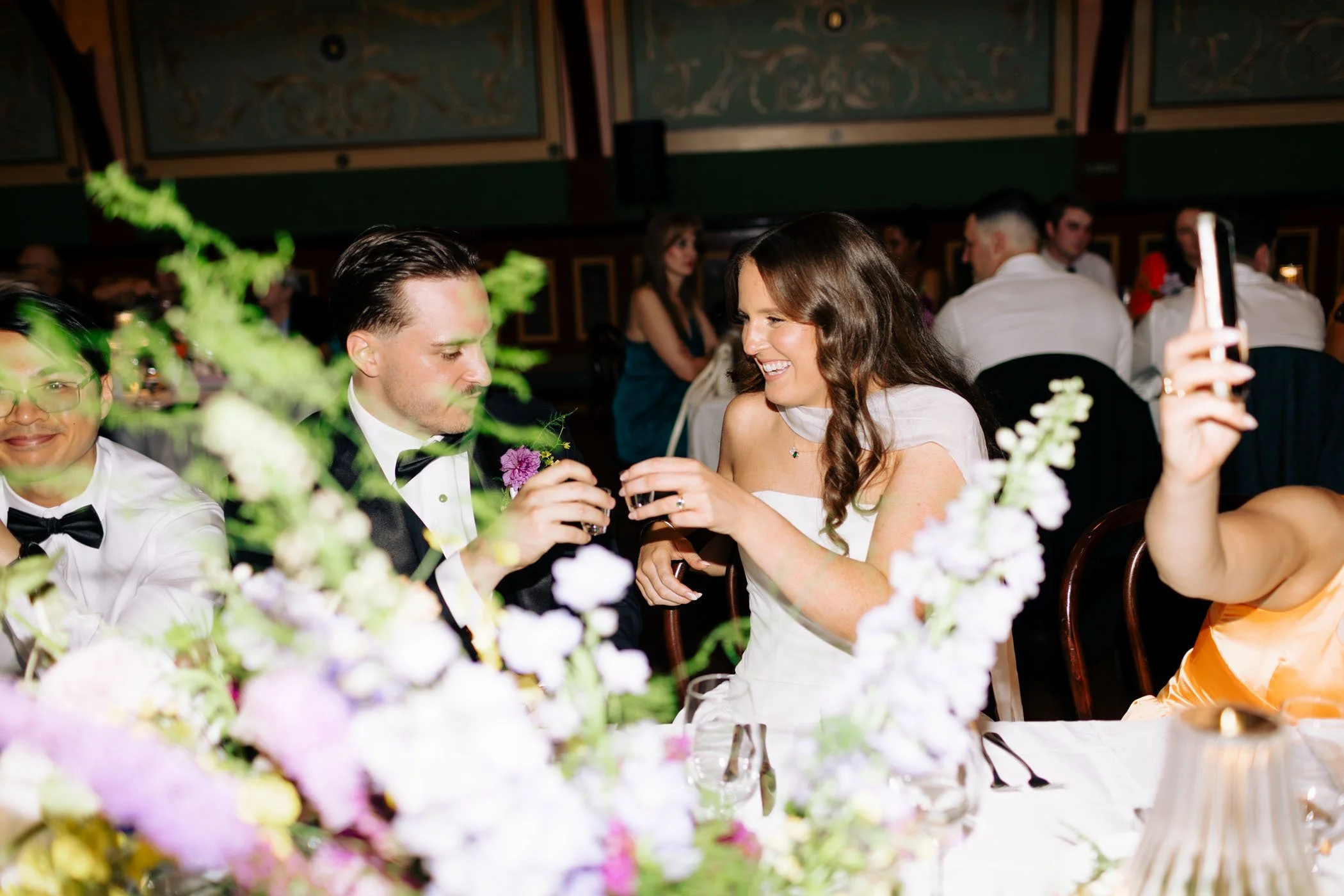 Erin & Alex | Fitzroy Town Hall | Fitzroy Gardens Wedding | Purple, Orange & Green Wedding Palette | DIY wedding Melbourne 