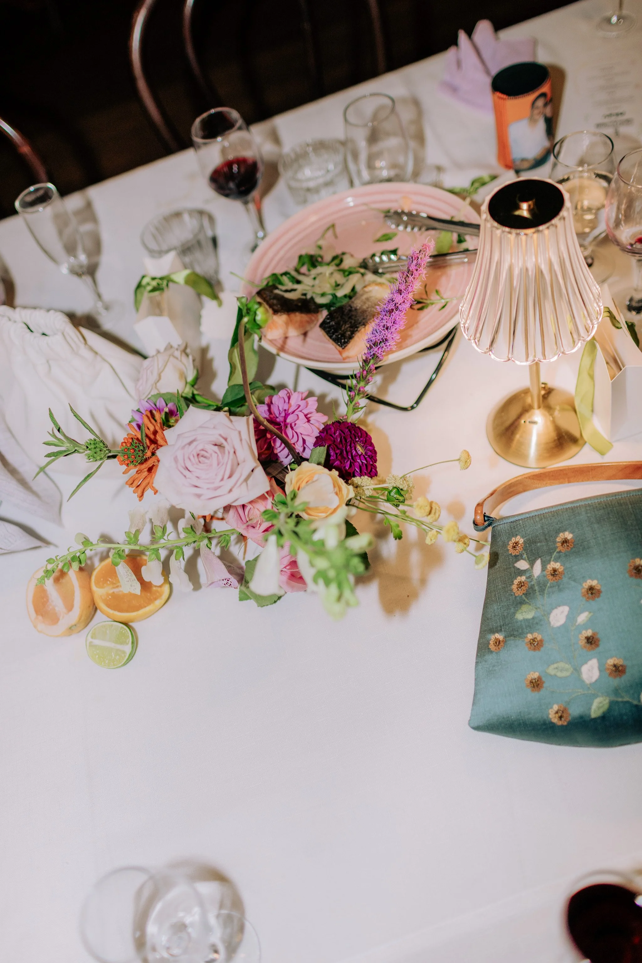 Erin & Alex | Fitzroy Town Hall | Fitzroy Gardens Wedding | Purple, Orange & Green Wedding Palette | DIY wedding Melbourne 