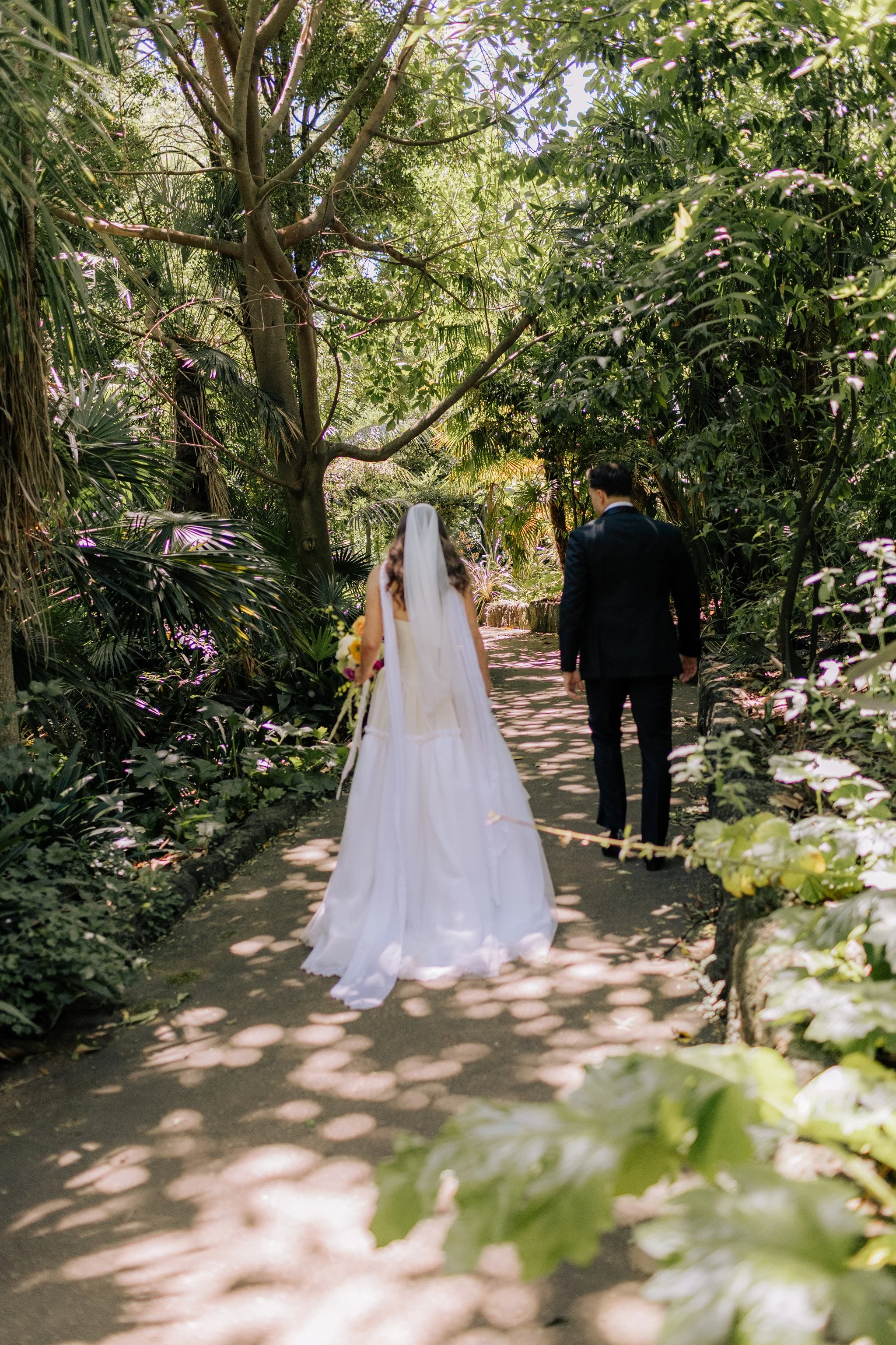Erin & Alex | Fitzroy Town Hall | Fitzroy Gardens Wedding | Purple, Orange & Green Wedding Palette | DIY wedding Melbourne 