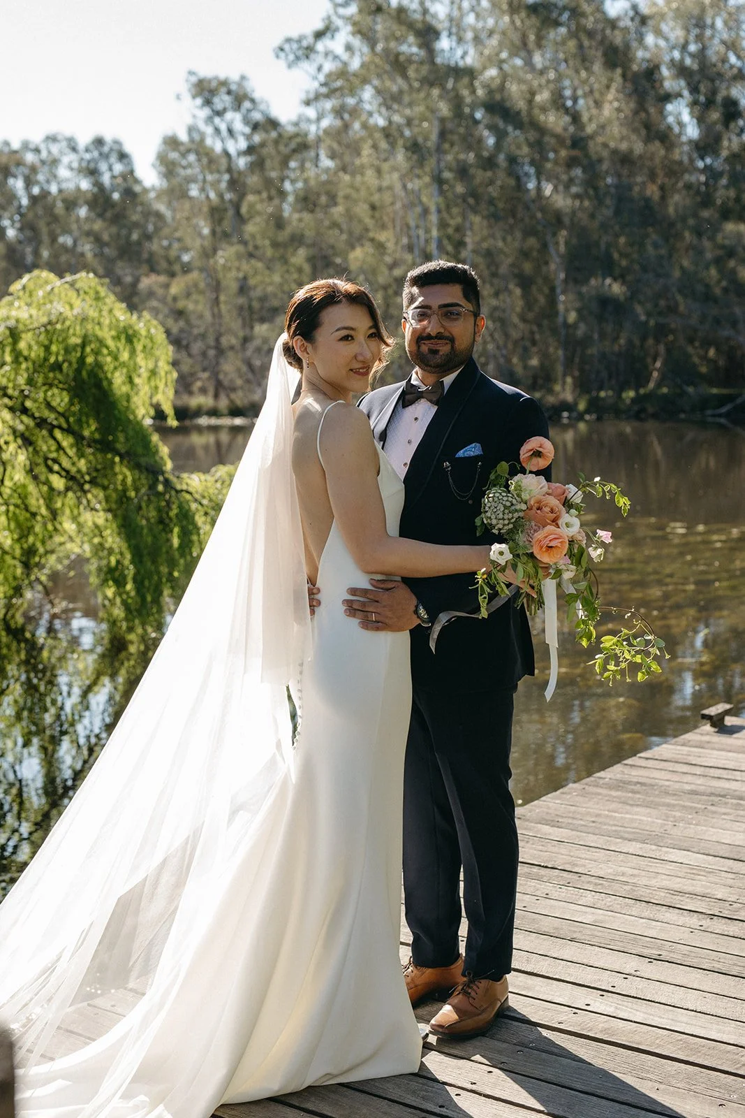 Dian & Shahshrik | Mitchelton Winery | Whites & Woods | Winery Elopement, Small Wedding Venues