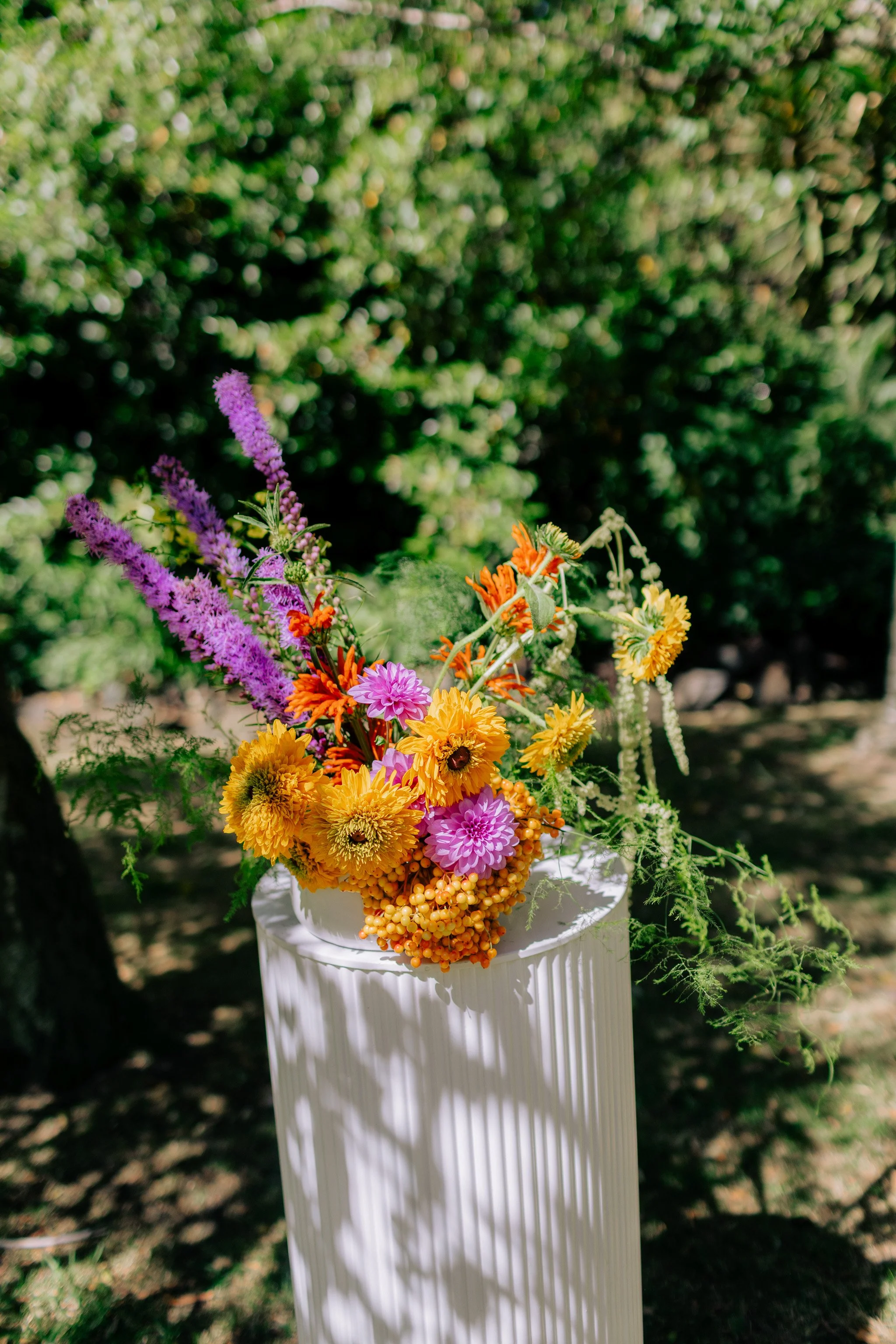 Erin & Alex | Fitzroy Town Hall | Fitzroy Gardens Wedding | Purple, Orange & Green Wedding Palette | DIY wedding Melbourne 