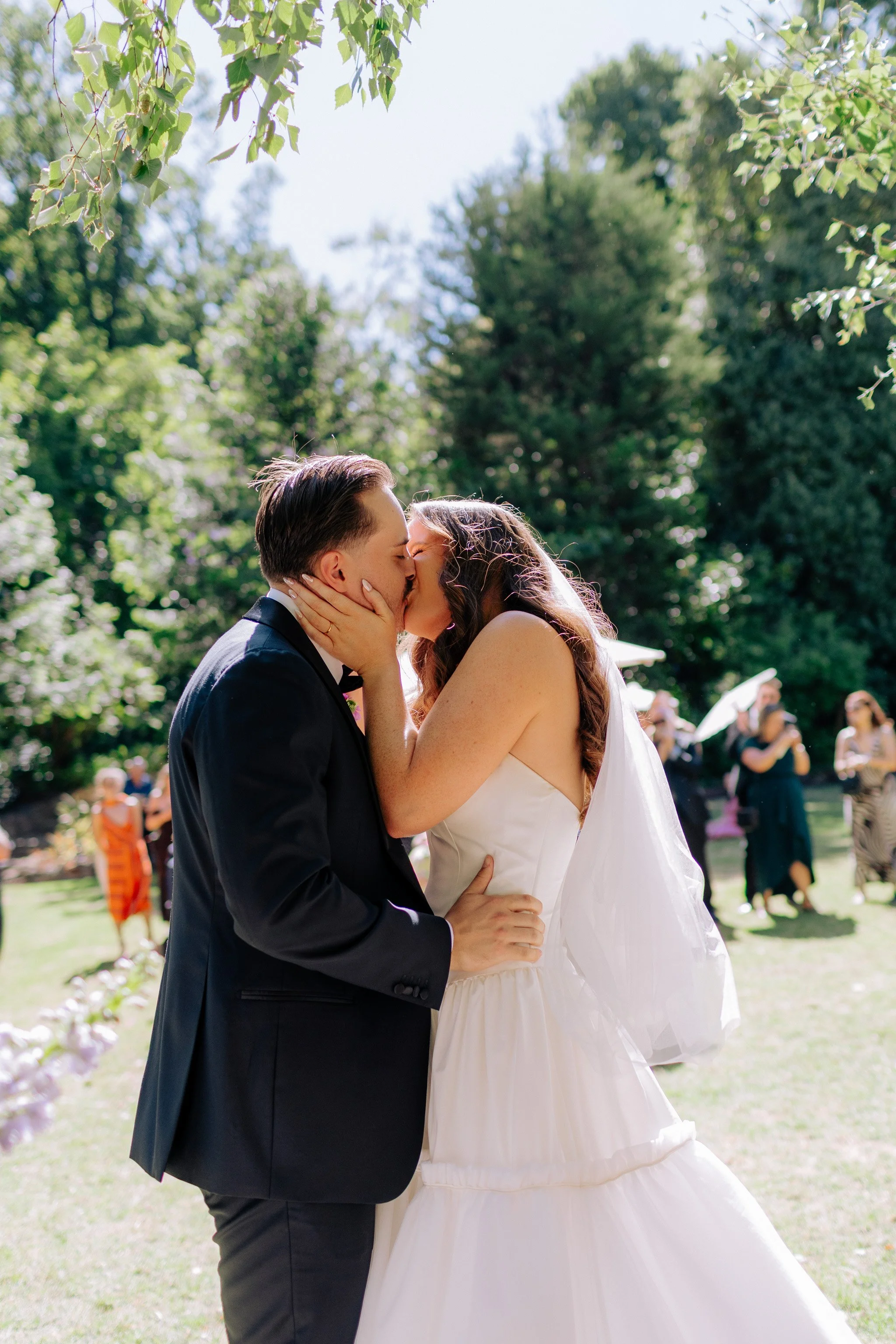 Erin & Alex | Fitzroy Town Hall | Fitzroy Gardens Wedding | Purple, Orange & Green Wedding Palette | DIY wedding Melbourne 