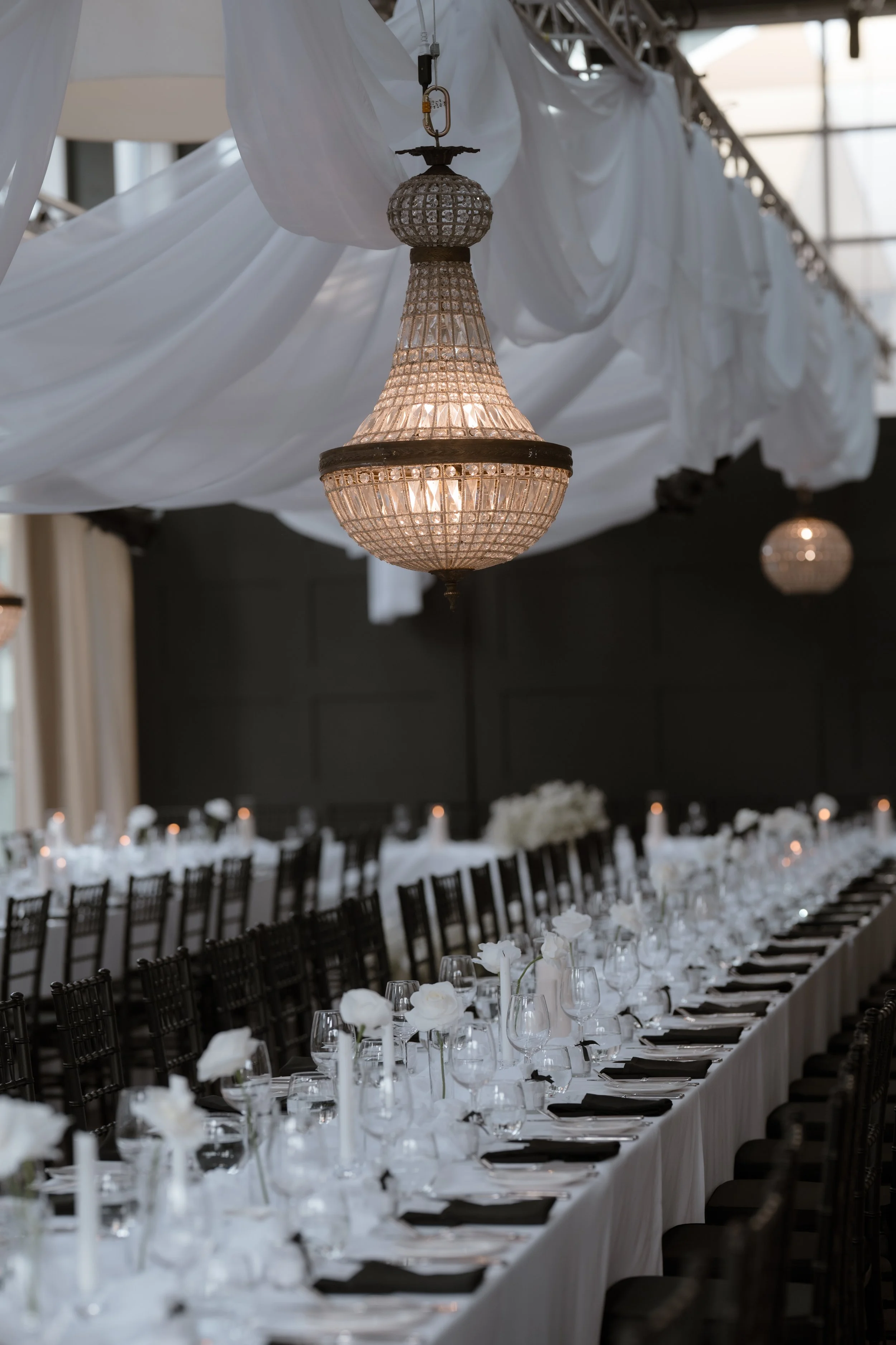 Christina & Fis | Alto Event Space | Theodore & Co | Monochrome Wedding