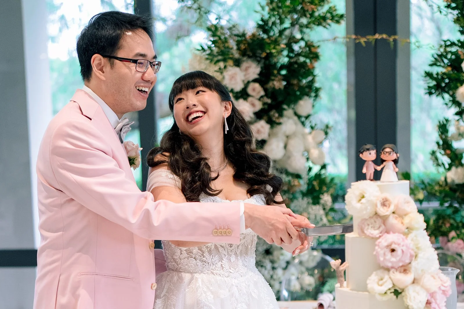 Ariel & Richard | Leonda By The River | Citrus 7 Wedding | Peach and pink wedding | gold and garden wedding