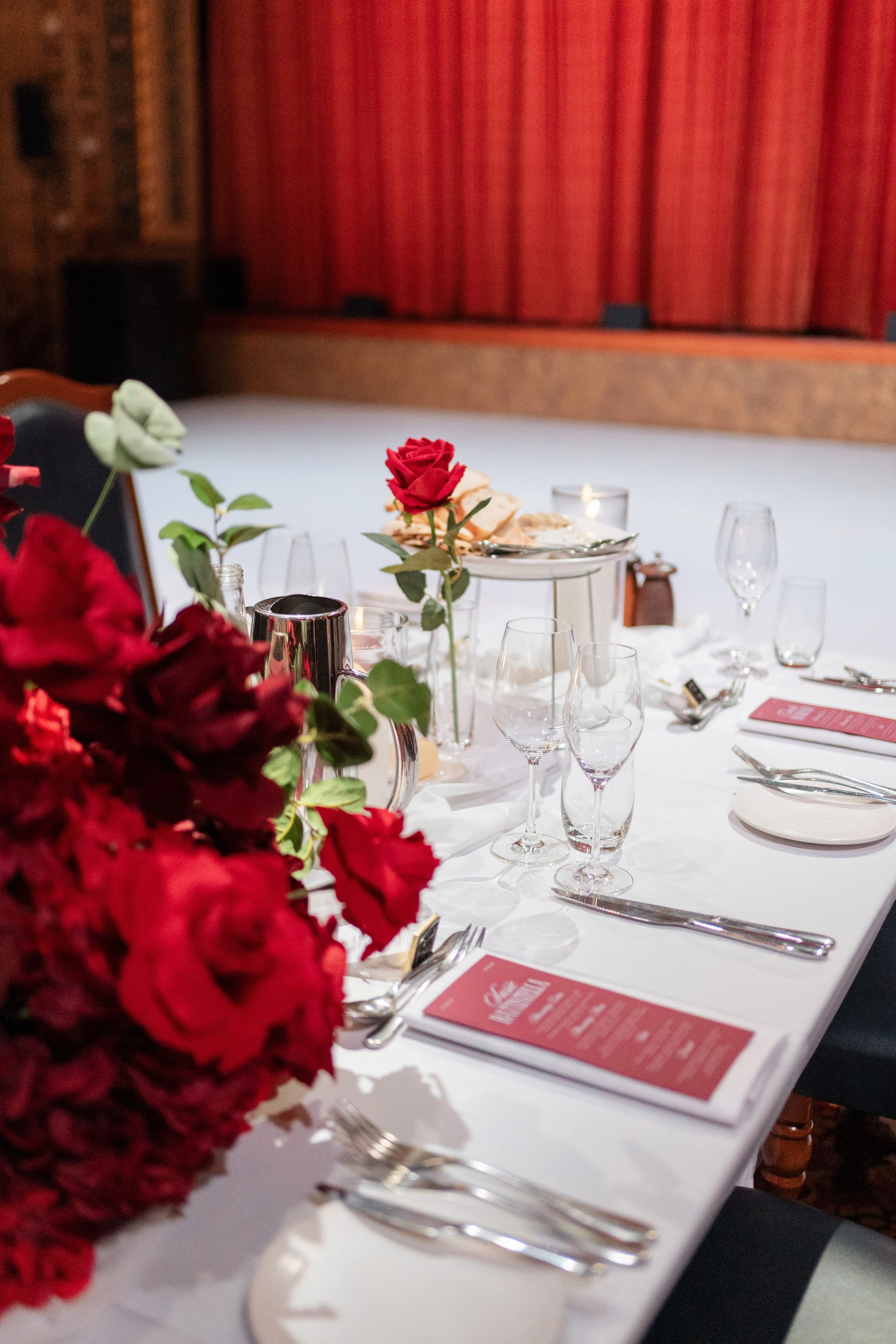 Mariah & Oliver | Bold Red Romantic Wedding | Gold and Red Wedding | Plaza Ballroom Melbourne