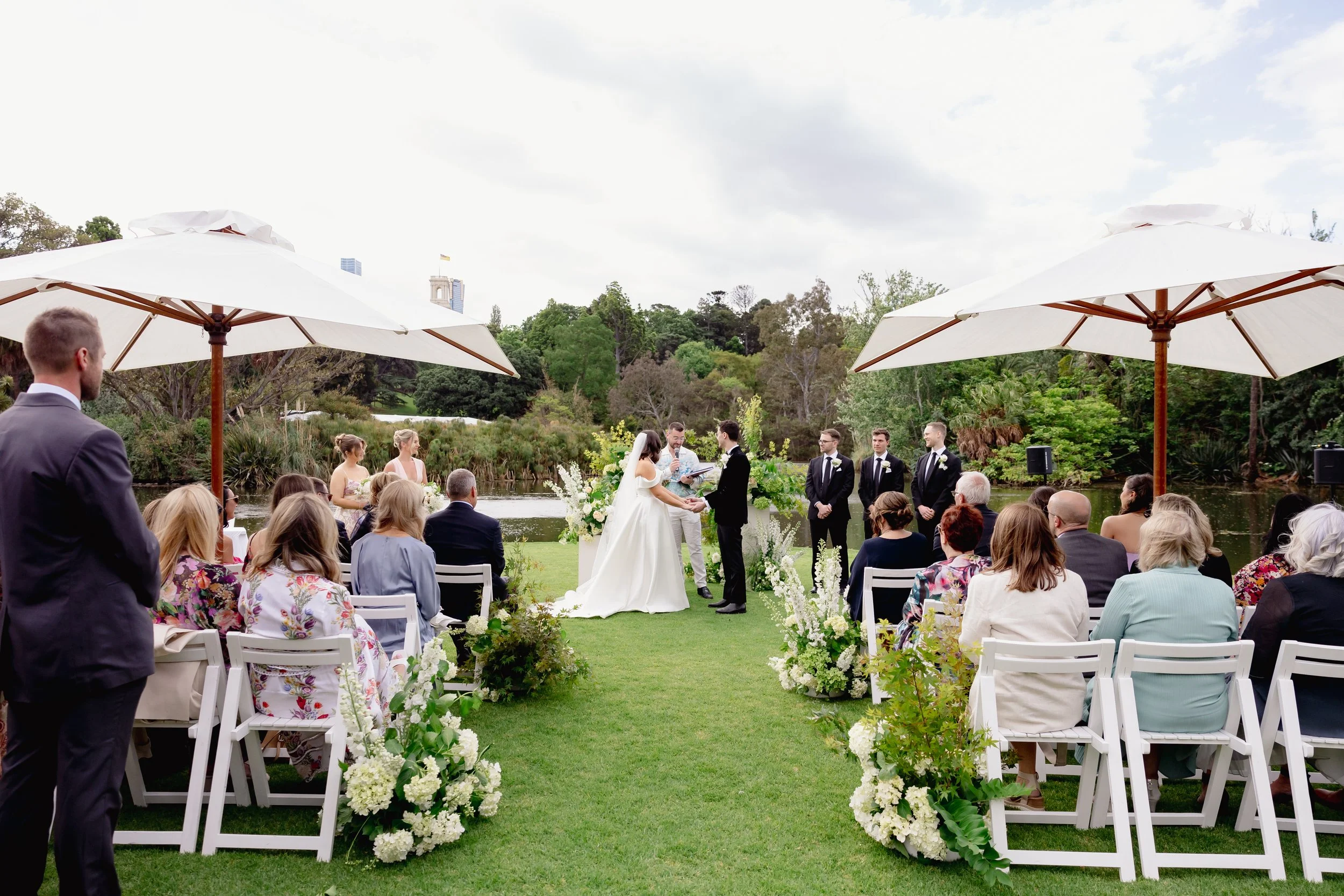 Emma & Cameron | The Terrace | Erin Neale Photography | Garden Wedding