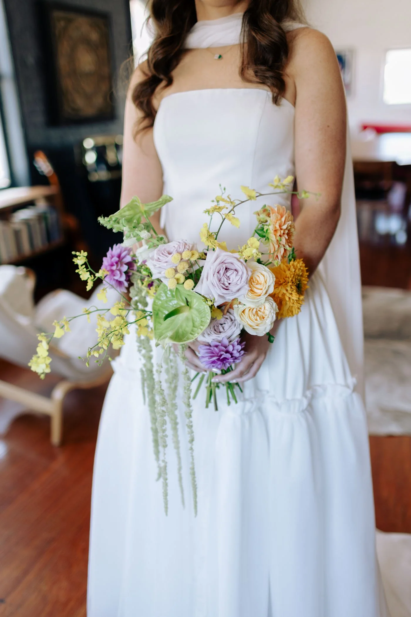 Erin & Alex | Fitzroy Town Hall | Fitzroy Gardens Wedding | Purple, Orange & Green Wedding Palette | DIY wedding Melbourne 