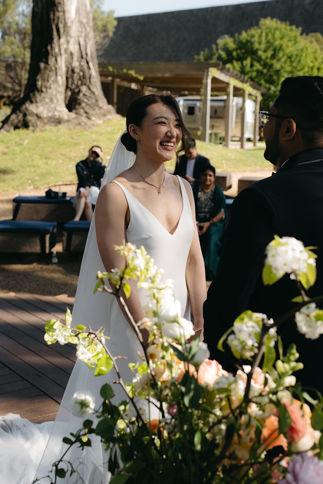 Dian & Shahshrik | Mitchelton Winery | Whites & Woods | Winery Elopement, Small Wedding Venues