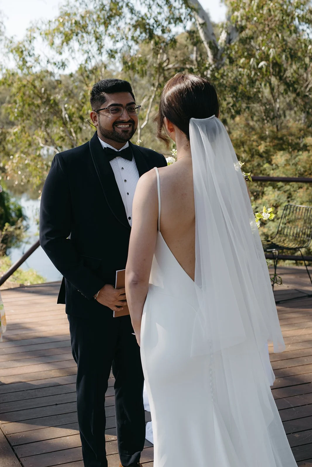 Dian & Shahshrik | Mitchelton Winery | Whites & Woods | Winery Elopement, Small Wedding Venues