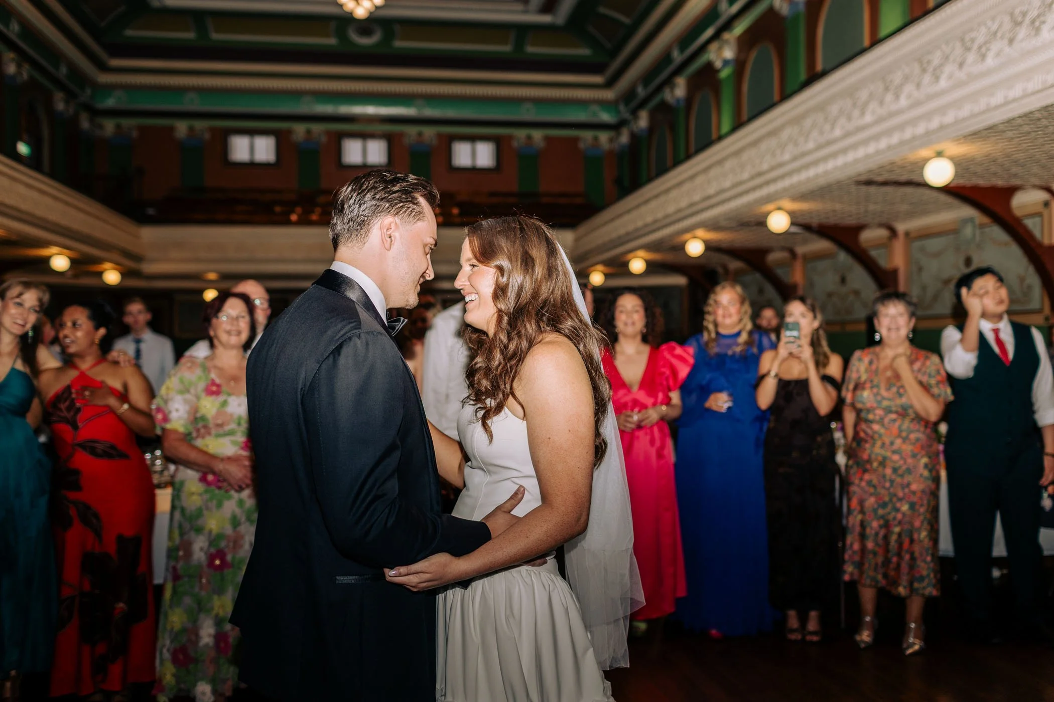 Erin & Alex | Fitzroy Town Hall | Fitzroy Gardens Wedding | Purple, Orange & Green Wedding Palette | DIY wedding Melbourne 