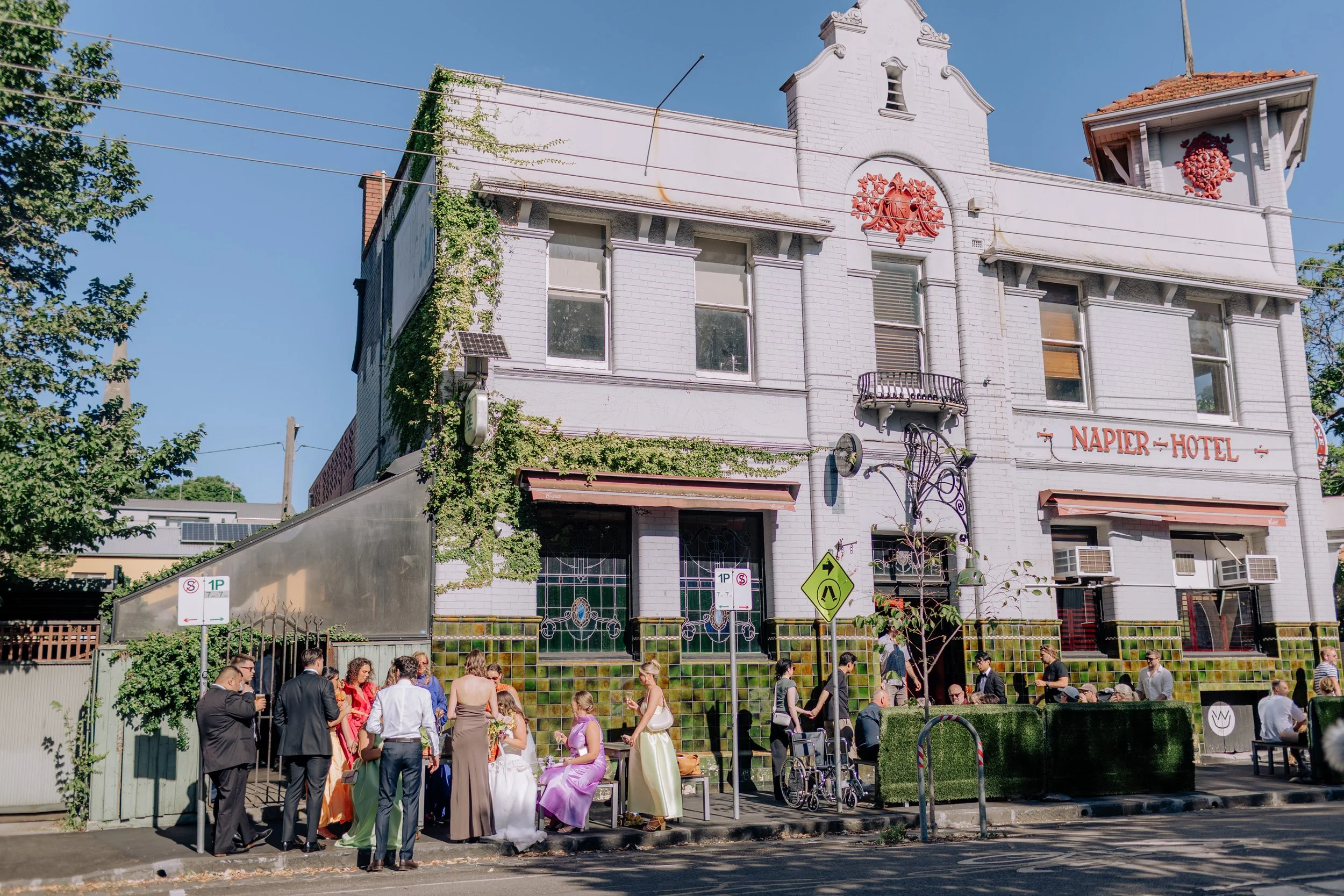 Erin & Alex | Fitzroy Town Hall | Fitzroy Gardens Wedding | Purple, Orange & Green Wedding Palette | DIY wedding Melbourne 